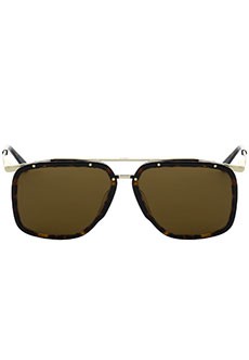 Солнцезащитные очки с коричневыми линзами BRIONI