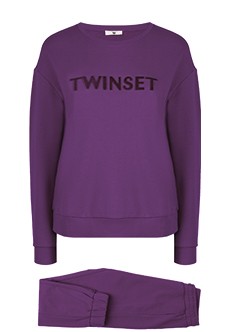 Фиолетовый спортивный костюм TWINSET Milano