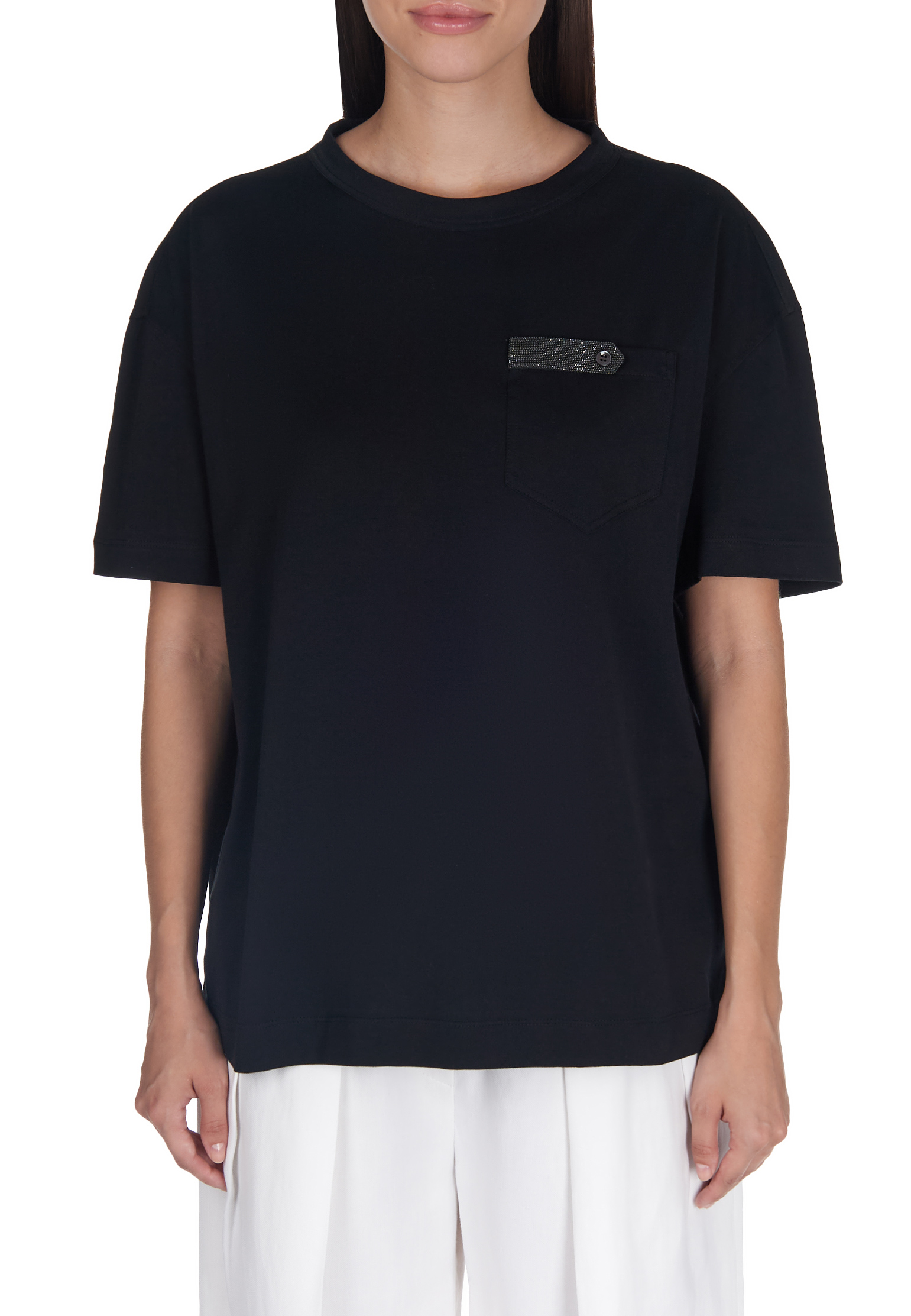 

Футболка BRUNELLO CUCINELLI, Черный, Черный