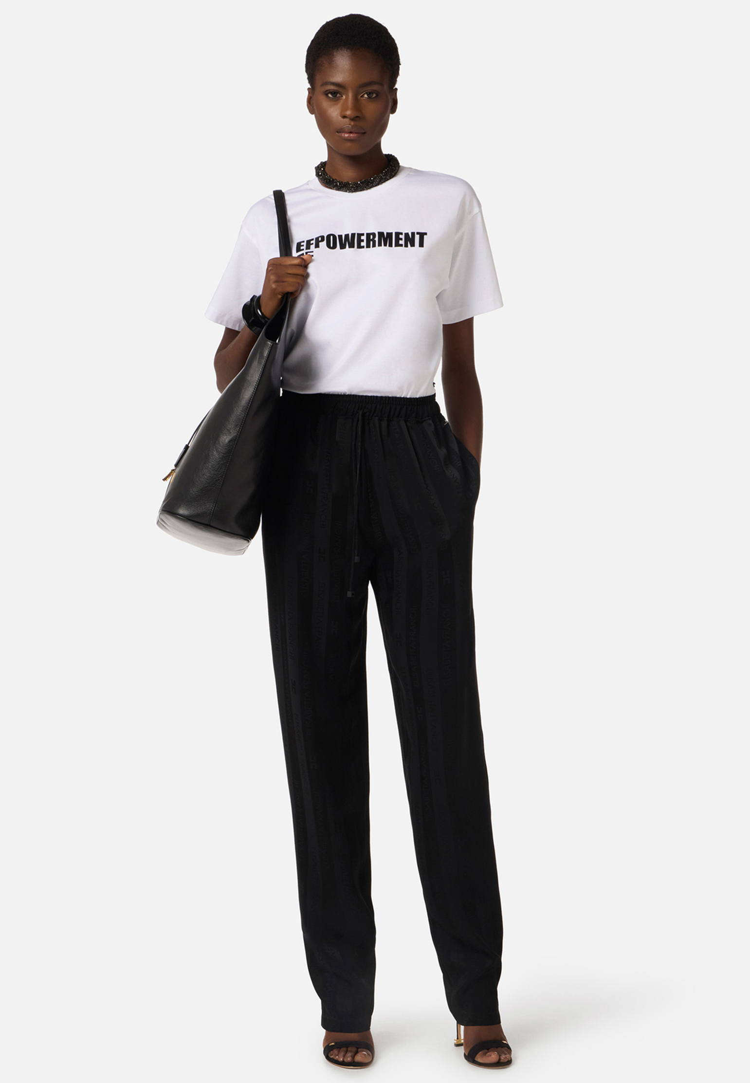 

Футболка ELISABETTA FRANCHI, Белый, Белый