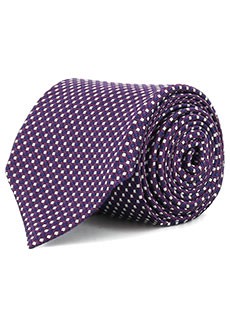 Фиолетовый галстук из шелка CORNELIANI