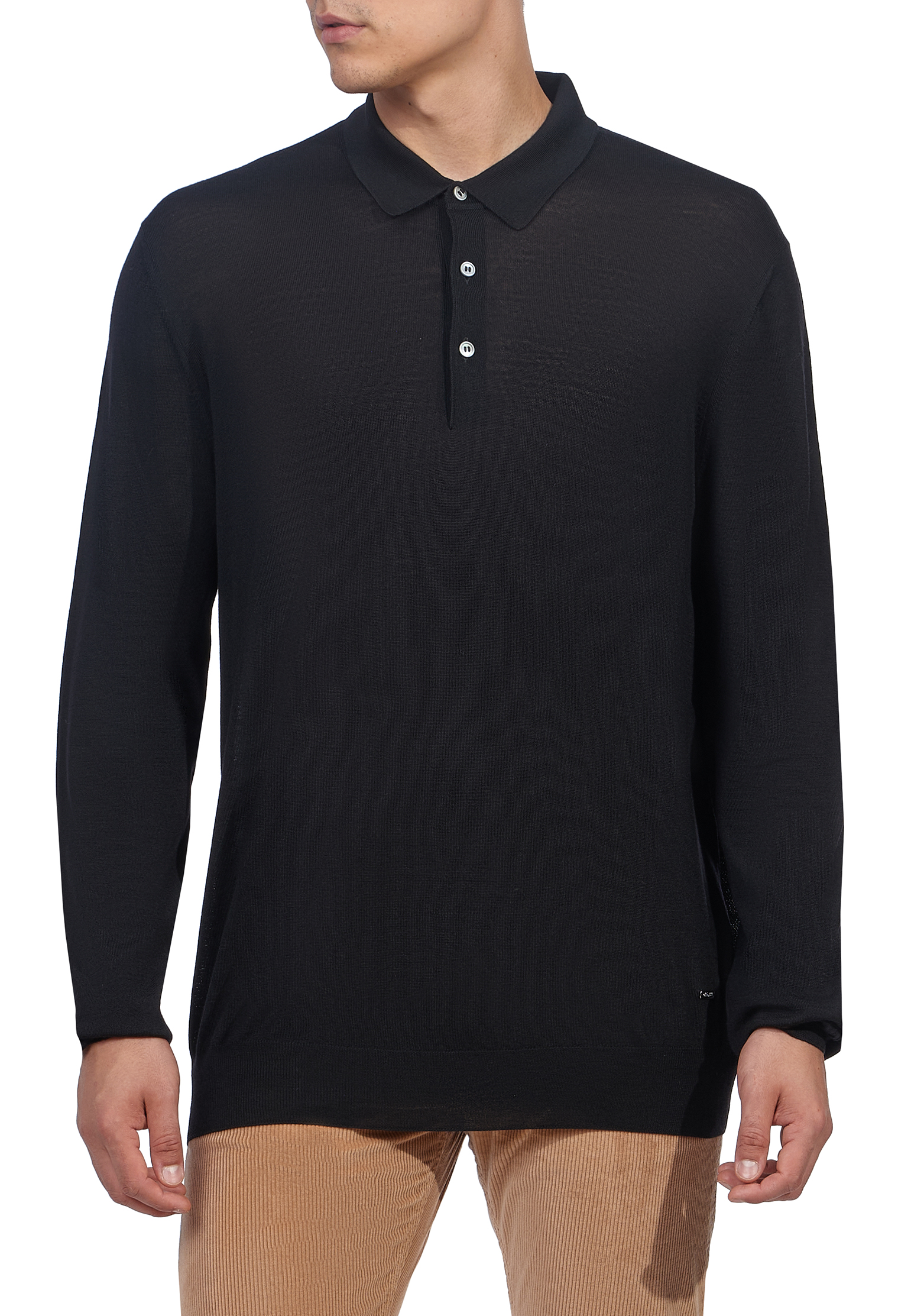 

Поло длинный рукав MANDELLI, Черный, Черный