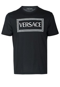 Черная футболка VERSACE