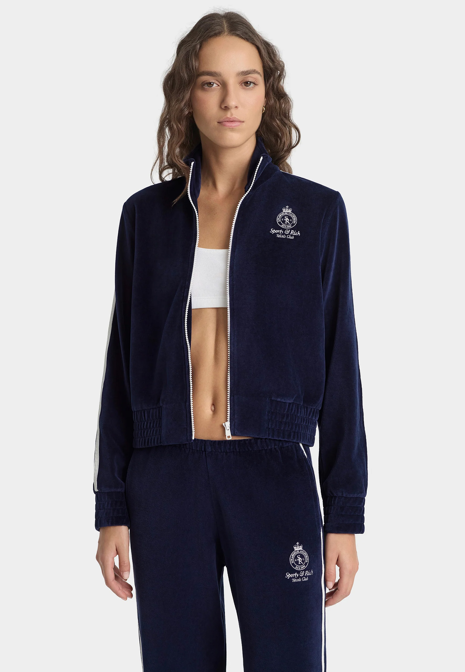 

Олимпийка SPORTY&RICH, Синий, Синий