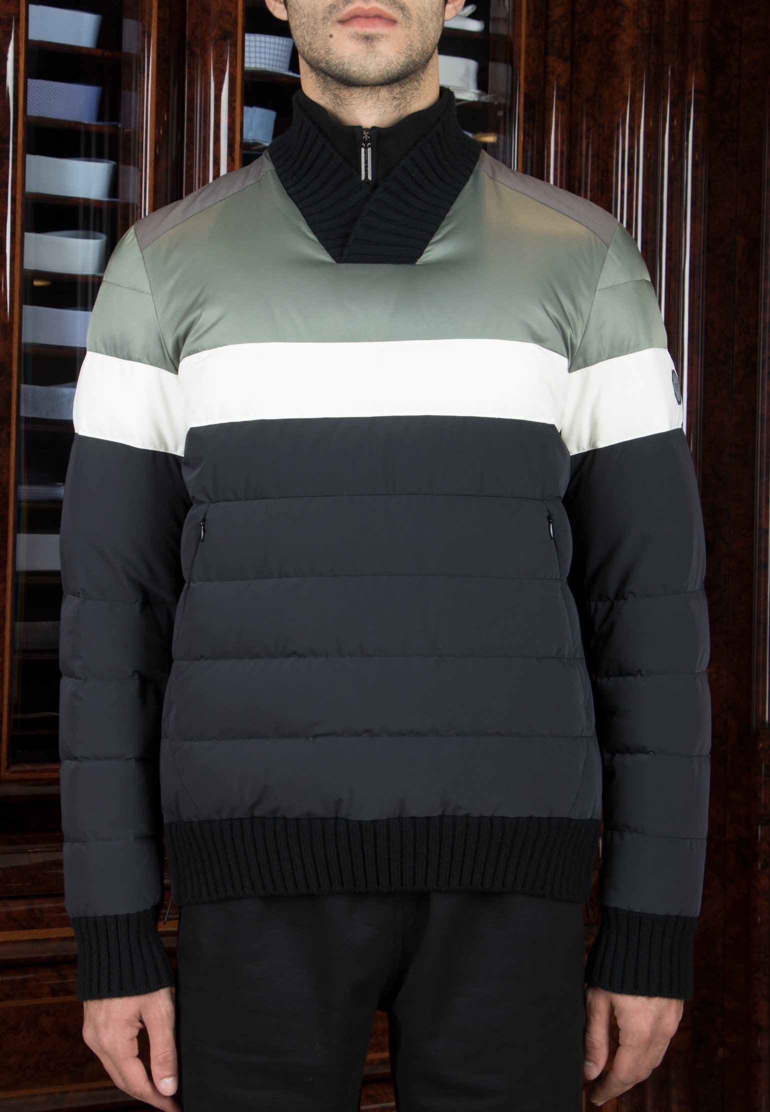 Пуховая куртка STEFANO RICCI Черный, размер 50
