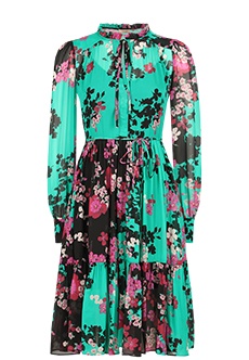 Платье с цветочным принтом TWINSET Milano