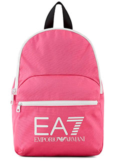 Розовый рюкзак с логотипом  EA7