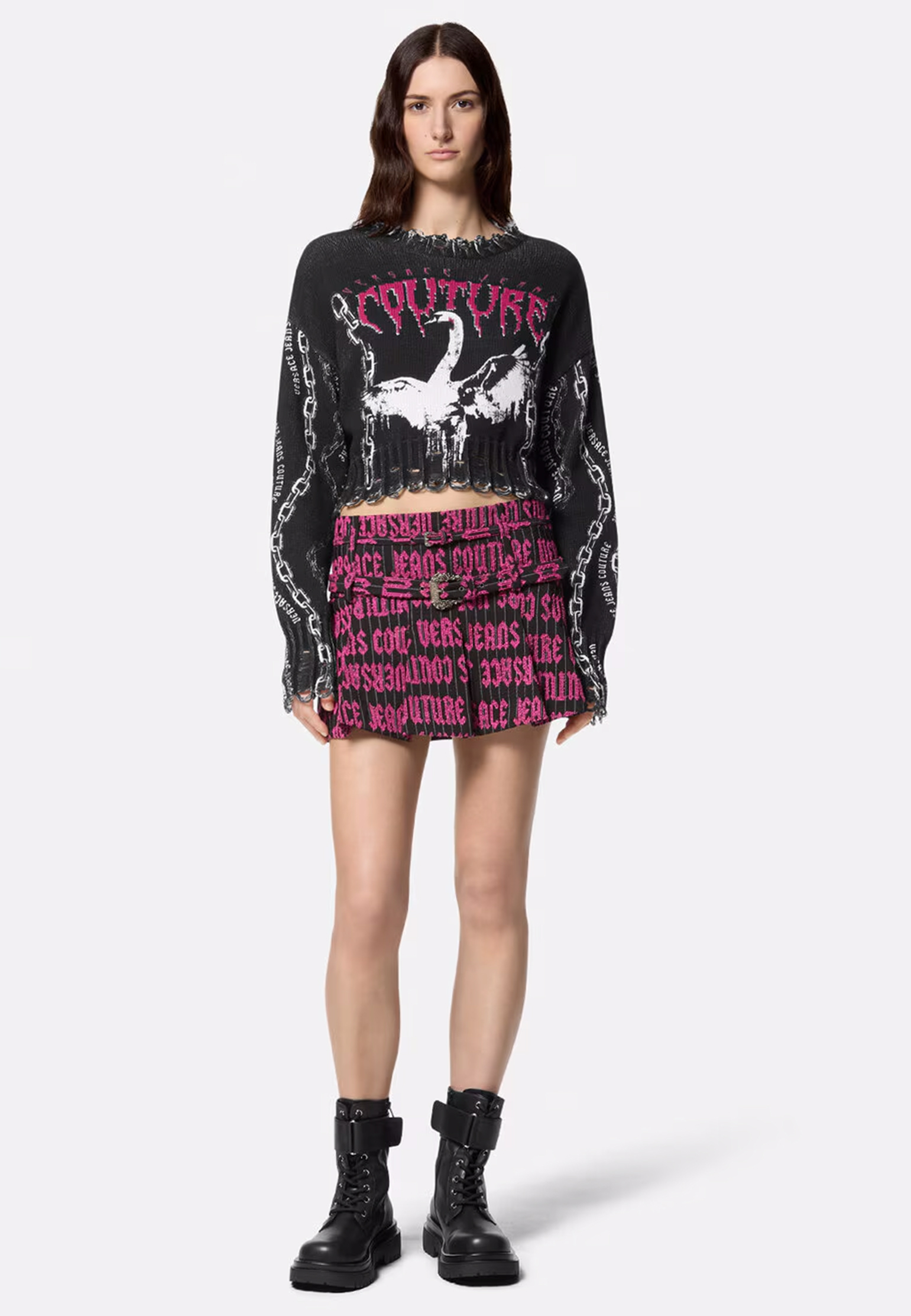 

Пуловер VERSACE JEANS COUTURE, Черный, Черный