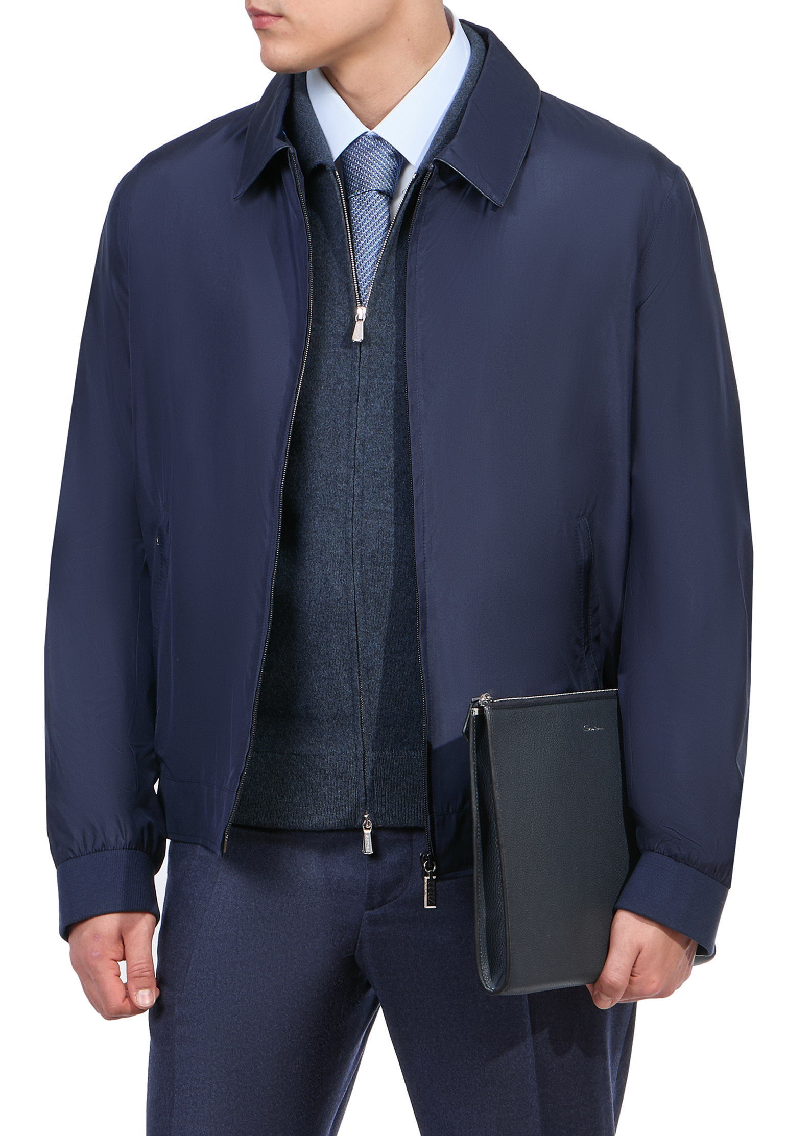 

Бомбер ZILLI, Синий, Синий