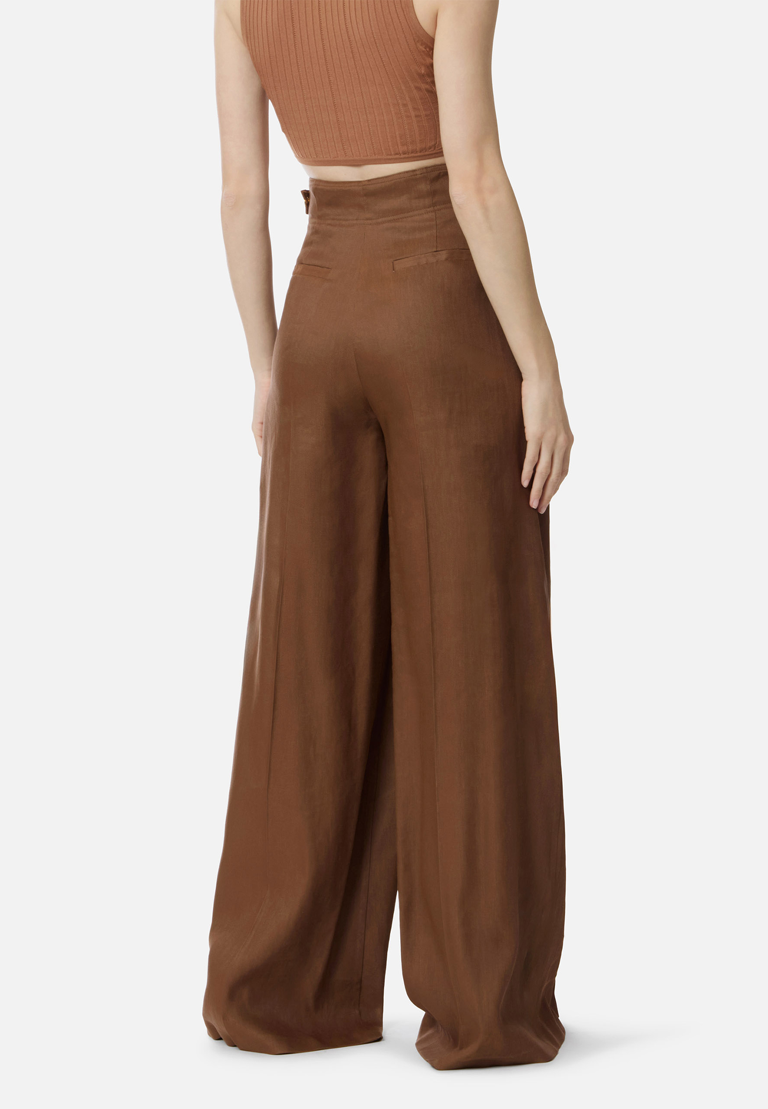 

Брюки ELISABETTA FRANCHI, Коричневый, Коричневый