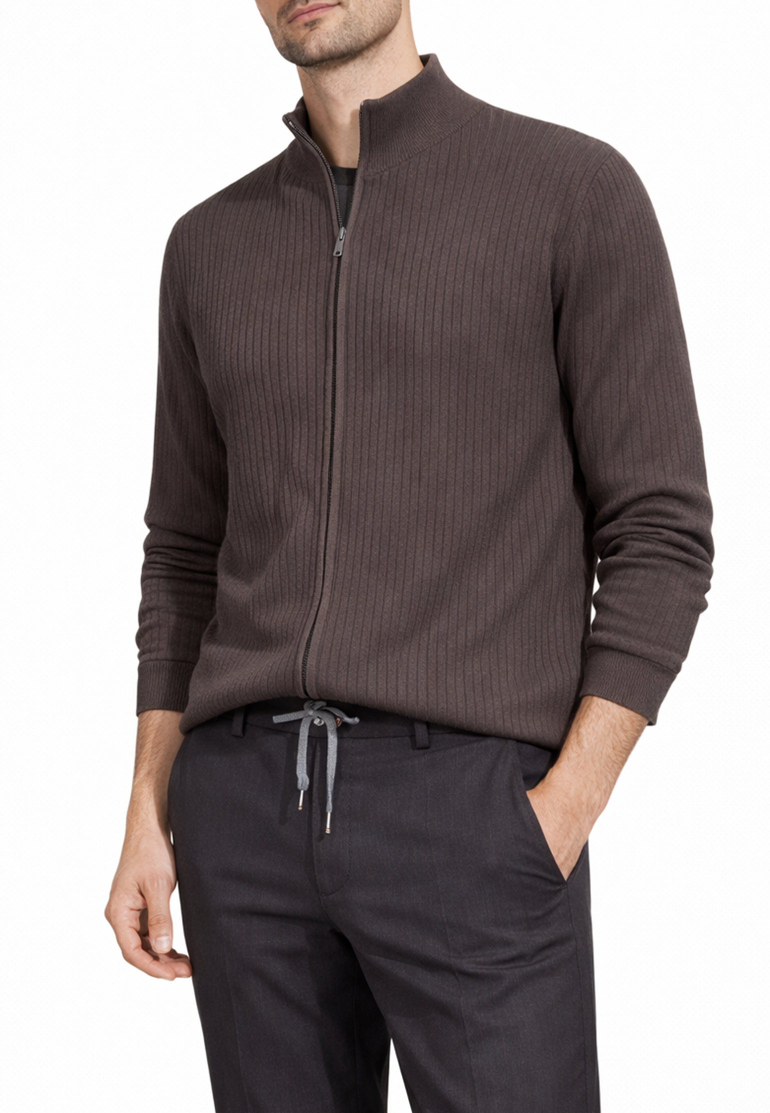 

Кардиган CORNELIANI, Коричневый, Коричневый