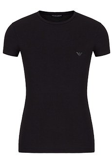 Черная футболка EMPORIO ARMANI