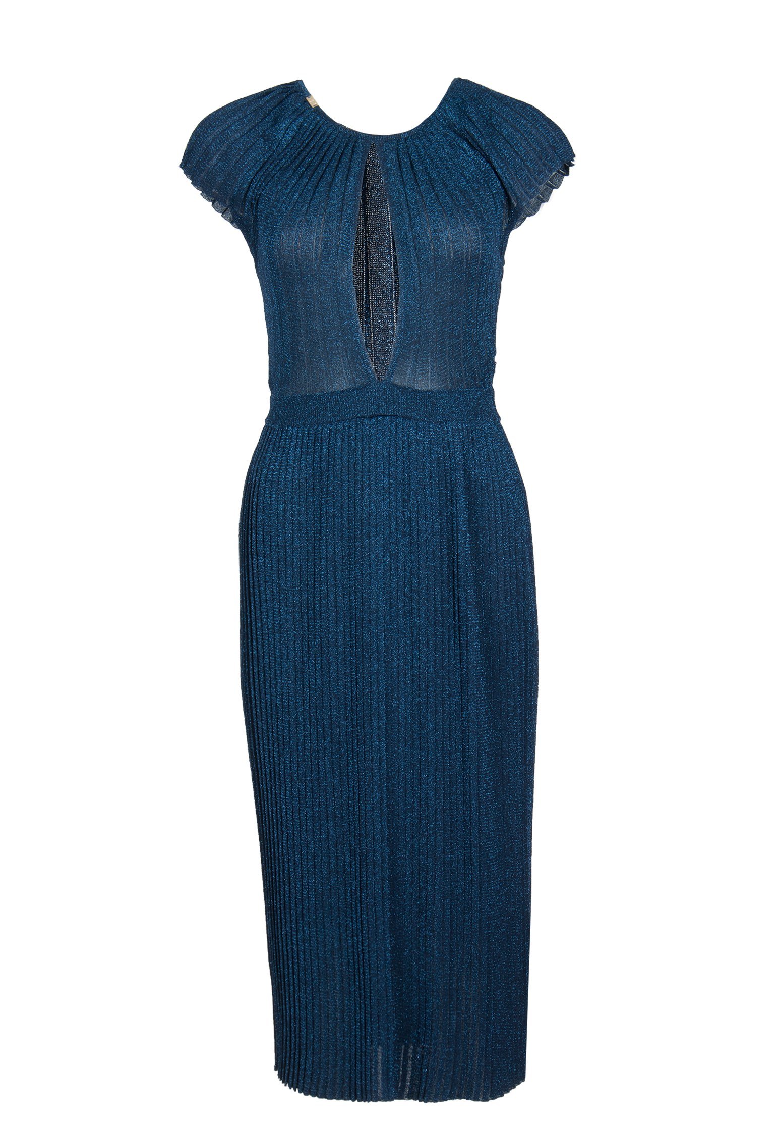 Платье ELISABETTA FRANCHI синего цвета