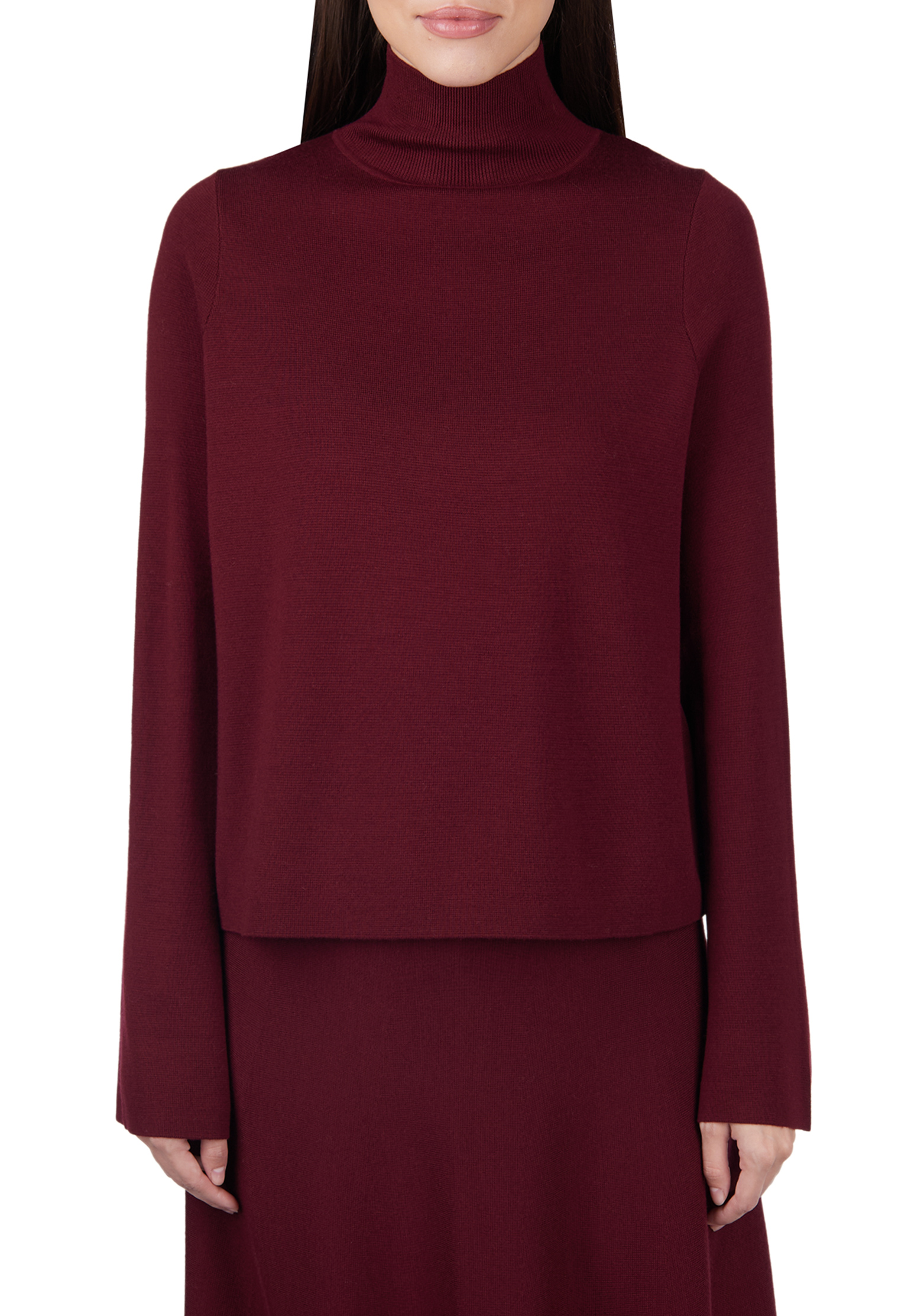 

Свитер ALLUDE, Бордовый, Бордовый