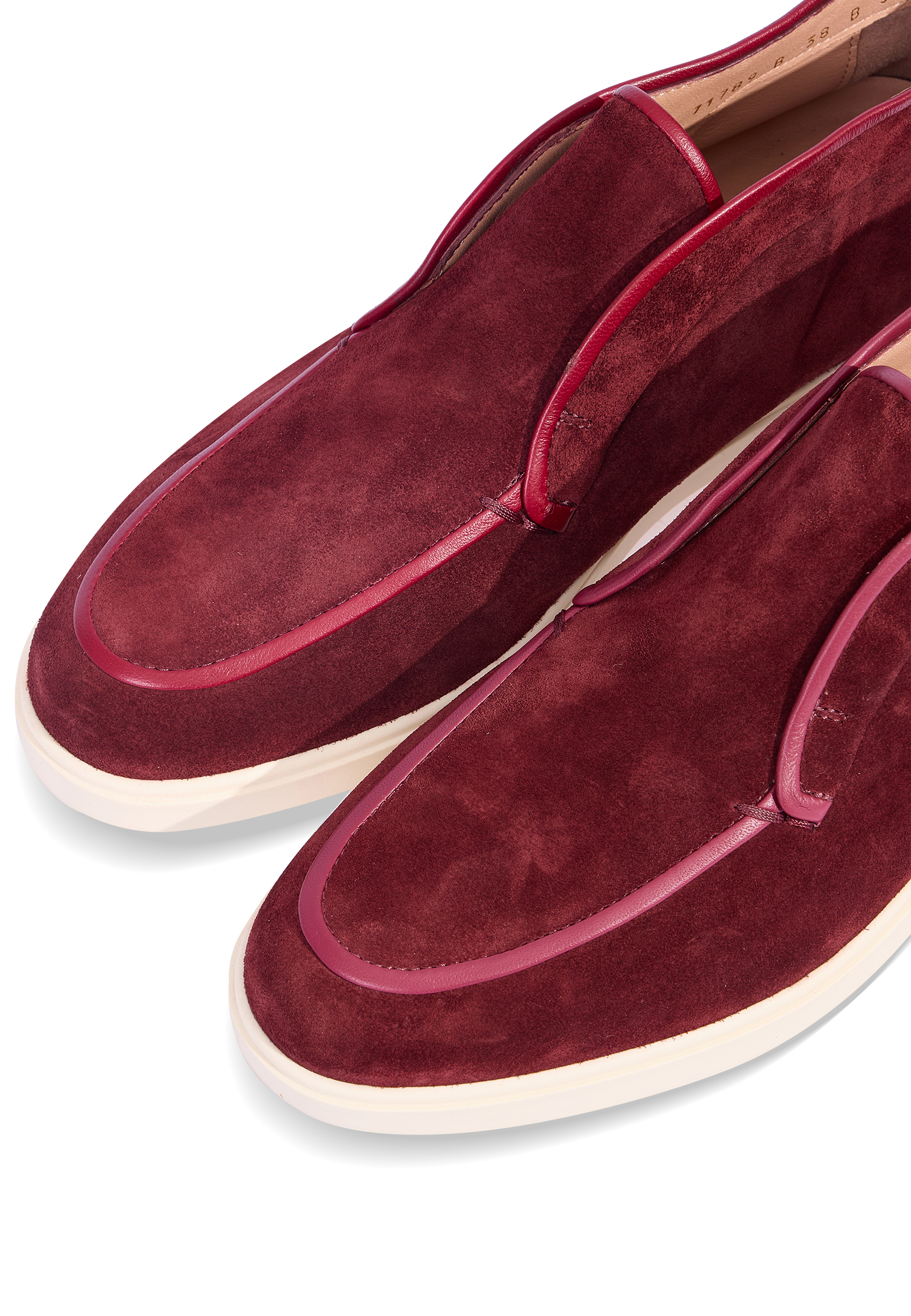 

Лоферы SANTONI, Бордовый, Бордовый