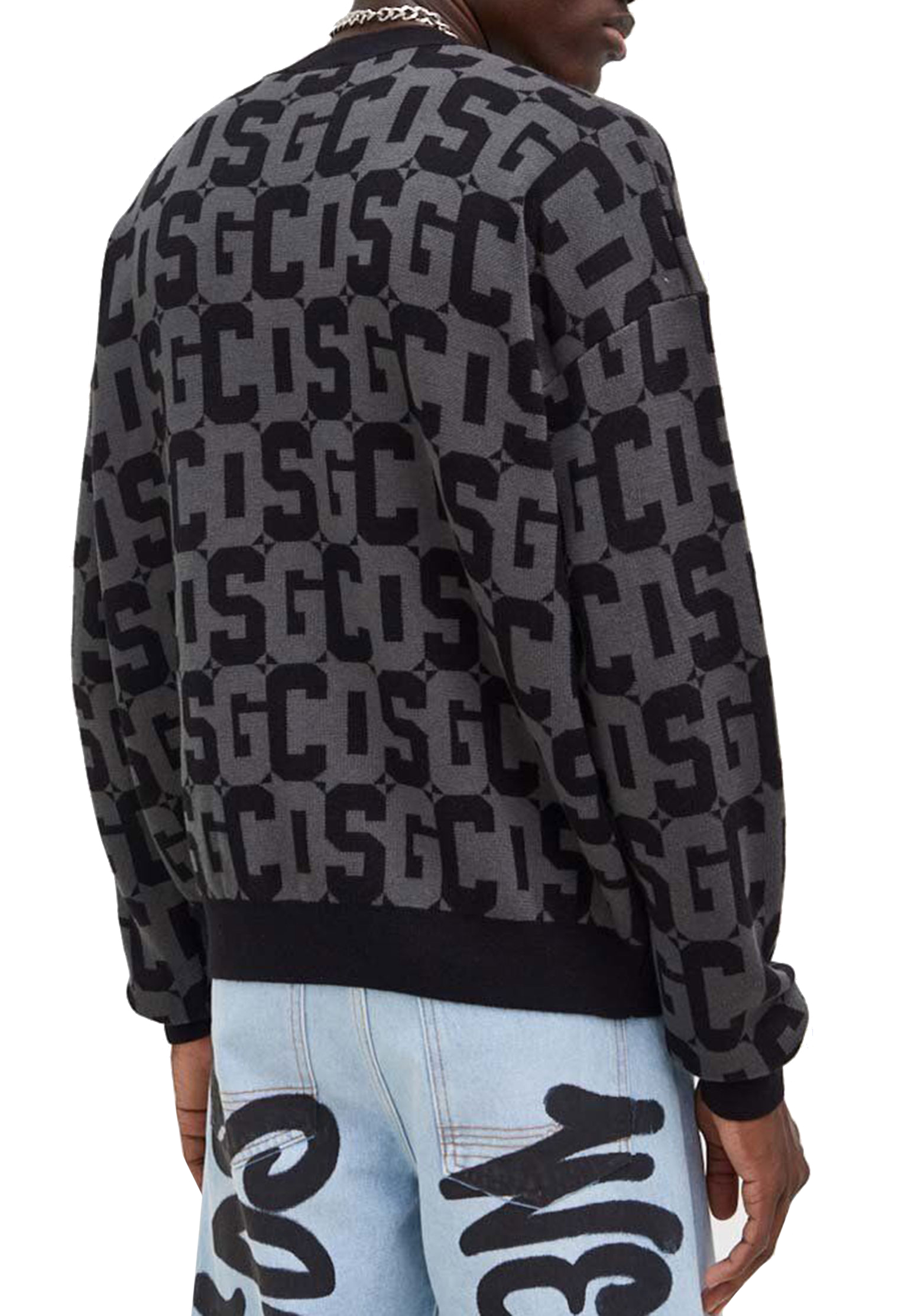 

Пуловер GCDS, Черный, Черный