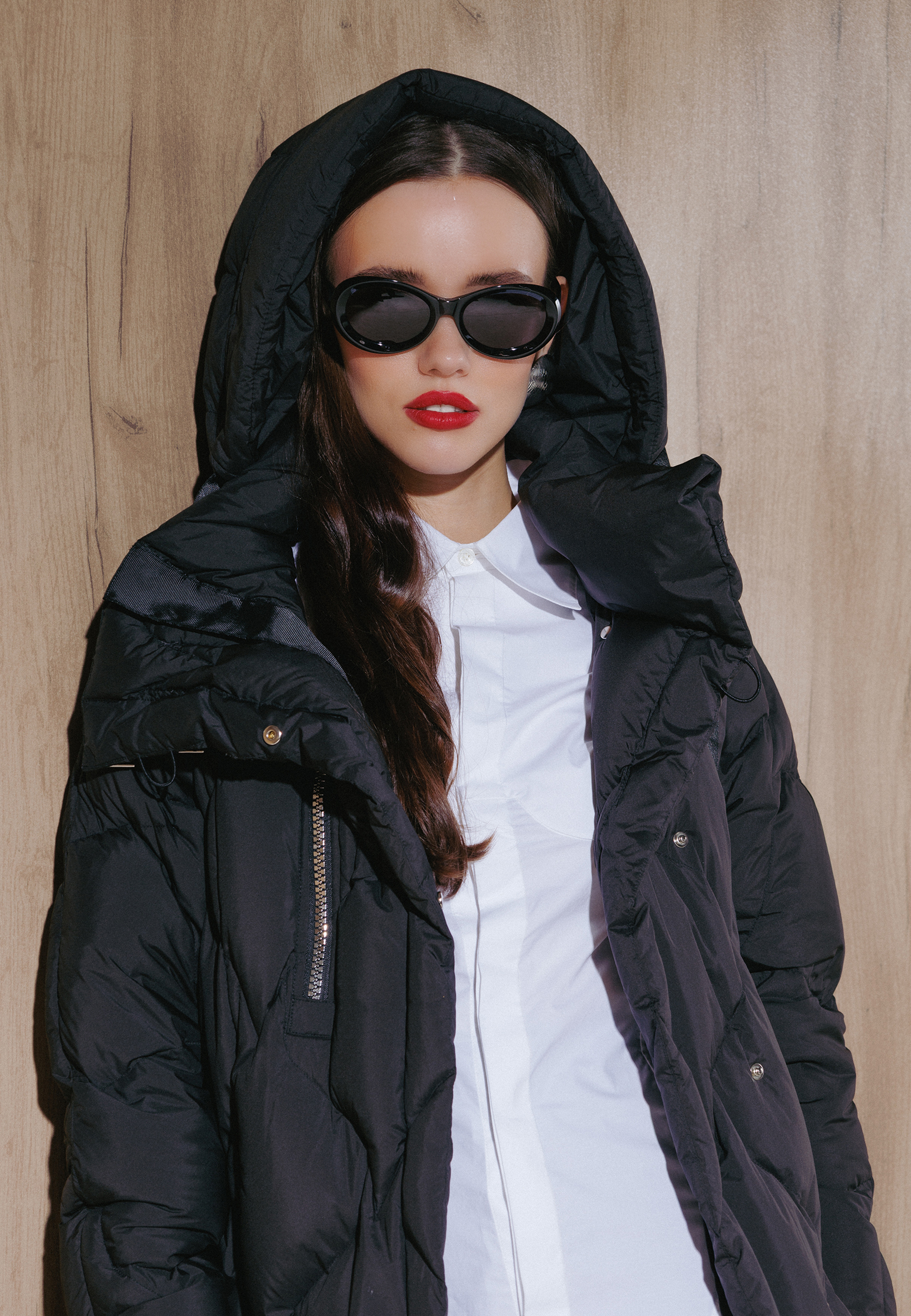 

Пуховик SFILATO, Черный, Черный