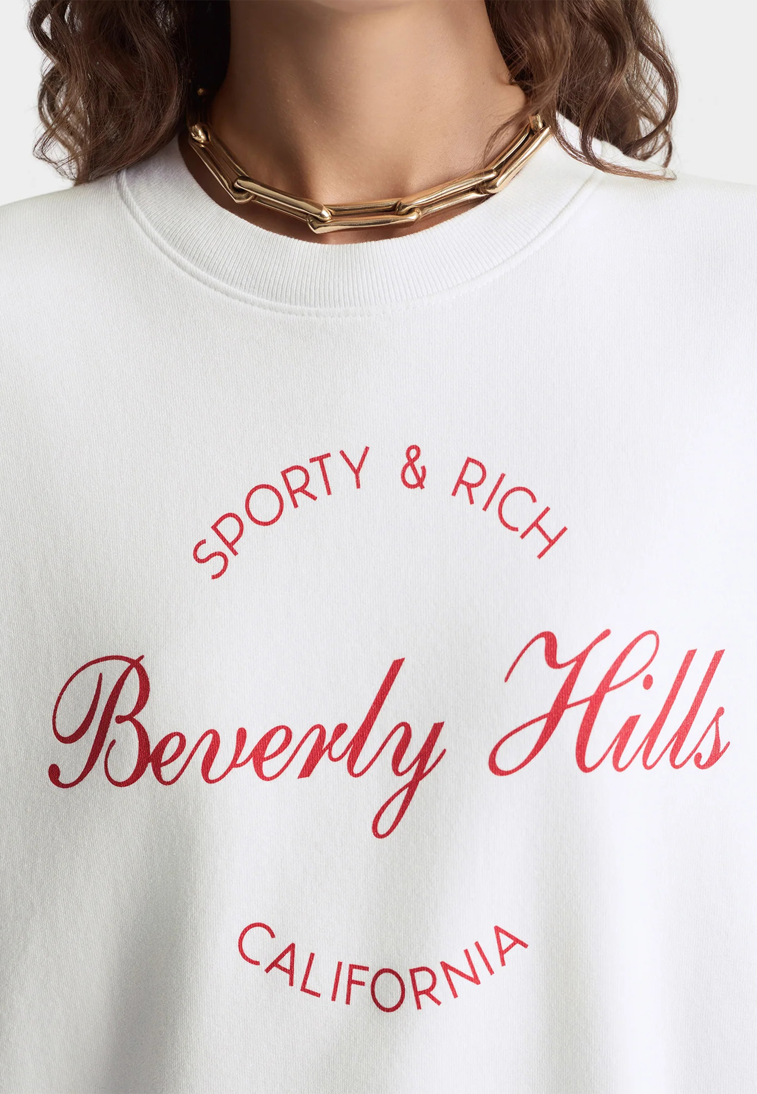 

Свитшот SPORTY&RICH, Белый, Белый