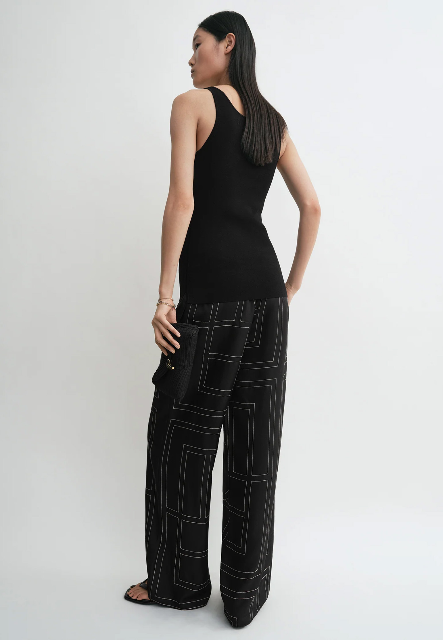 

Брюки TOTEME, Черный, Черный