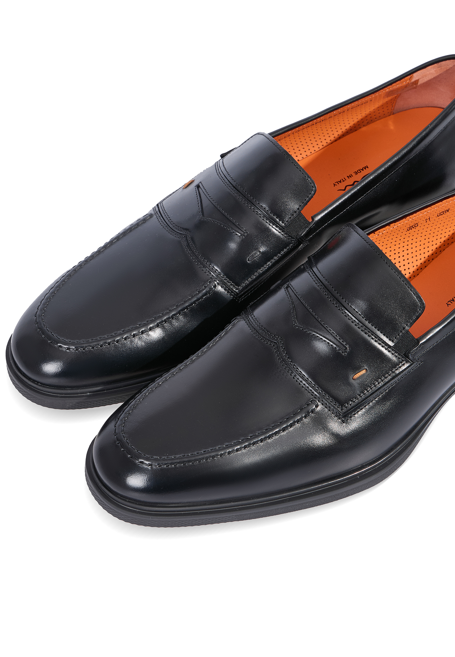 

Лоферы SANTONI, Черный, Черный