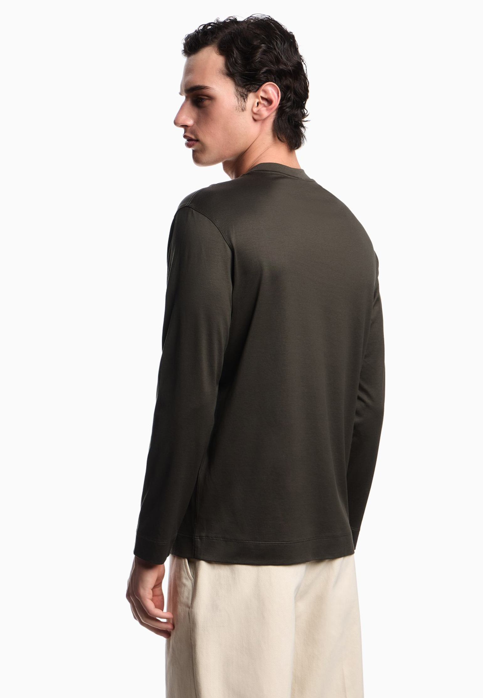 

Лонгслив EMPORIO ARMANI, Зеленый, Зеленый
