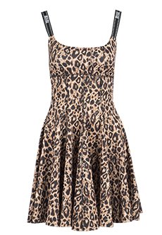 Леопардовое платье VERSACE JEANS COUTURE