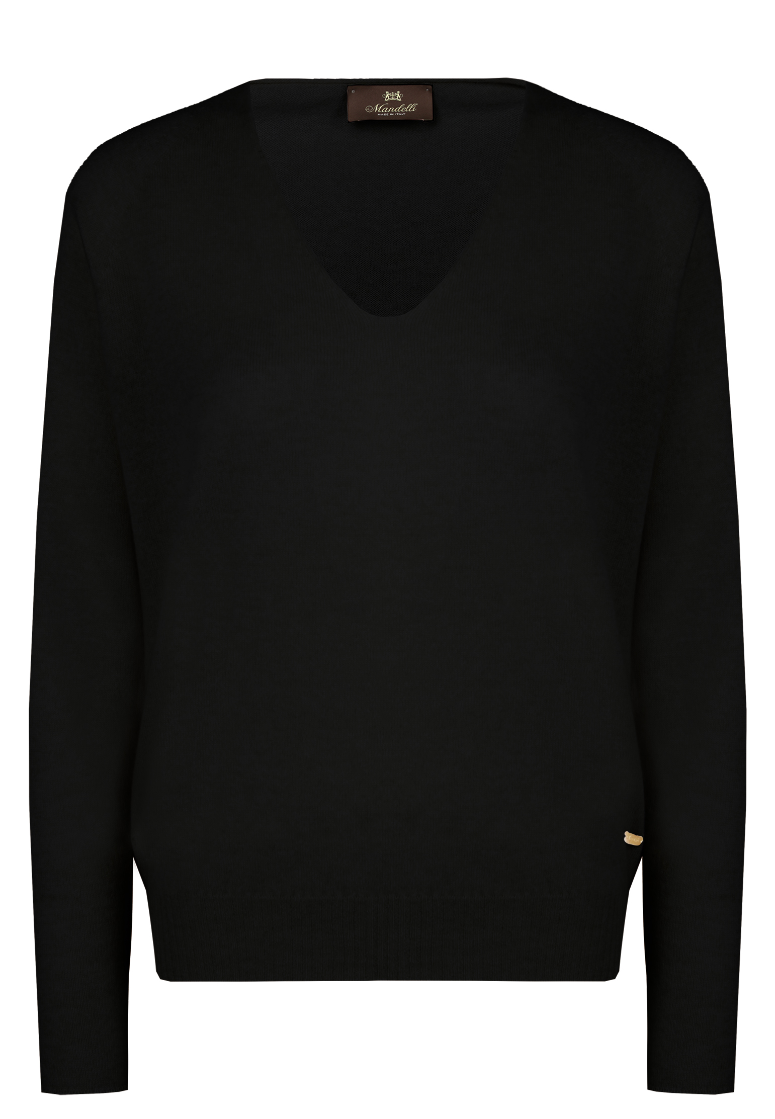 Пуловер MANDELLI Черный, размер 40 161037 - фото 1