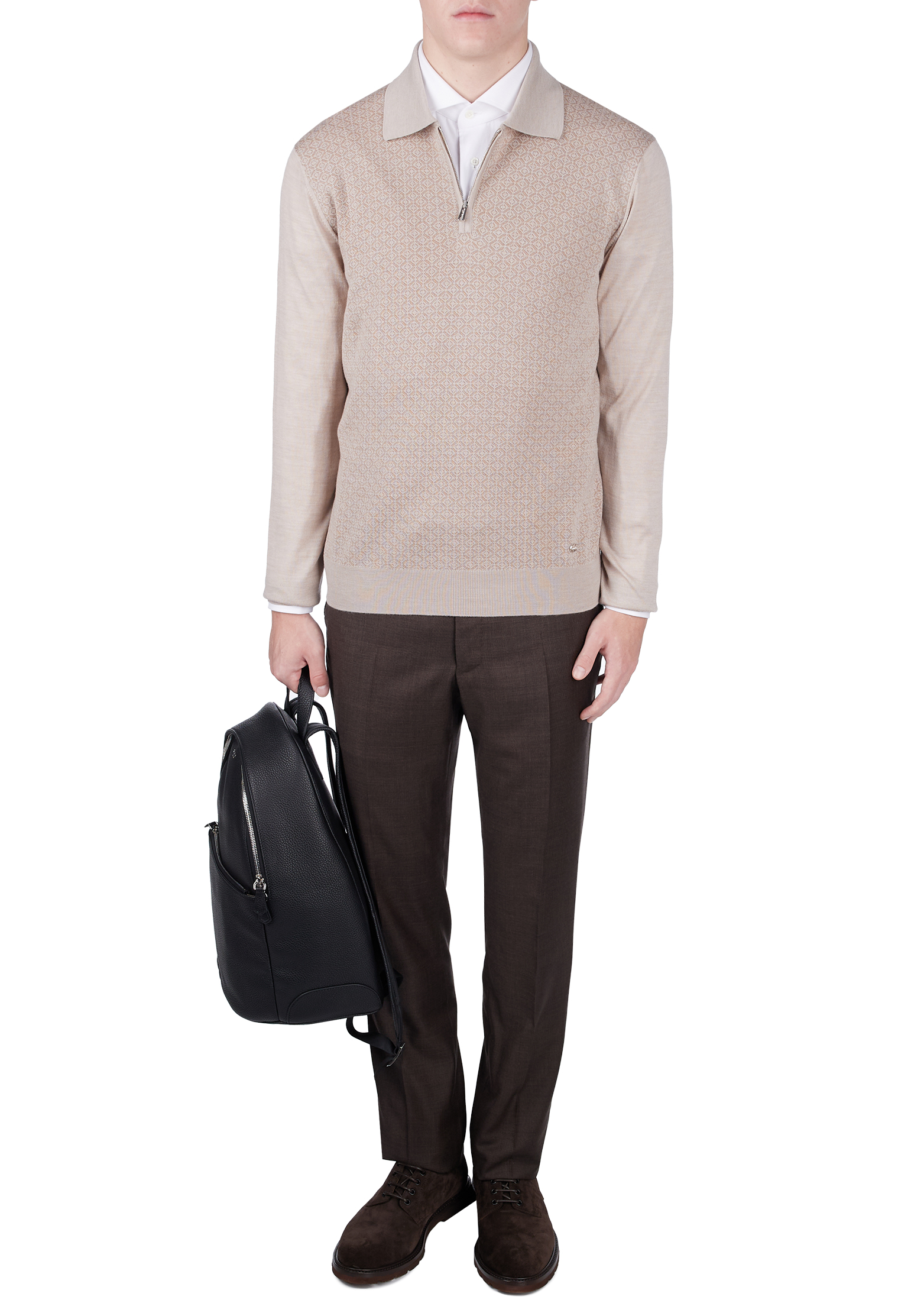 

Рубашка-поло CASTELLO d'ORO, Бежевый, Бежевый