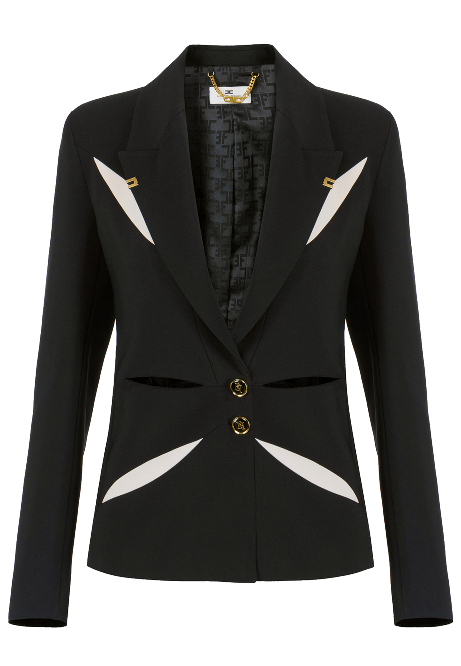

Жакет ELISABETTA FRANCHI, Черный, Черный