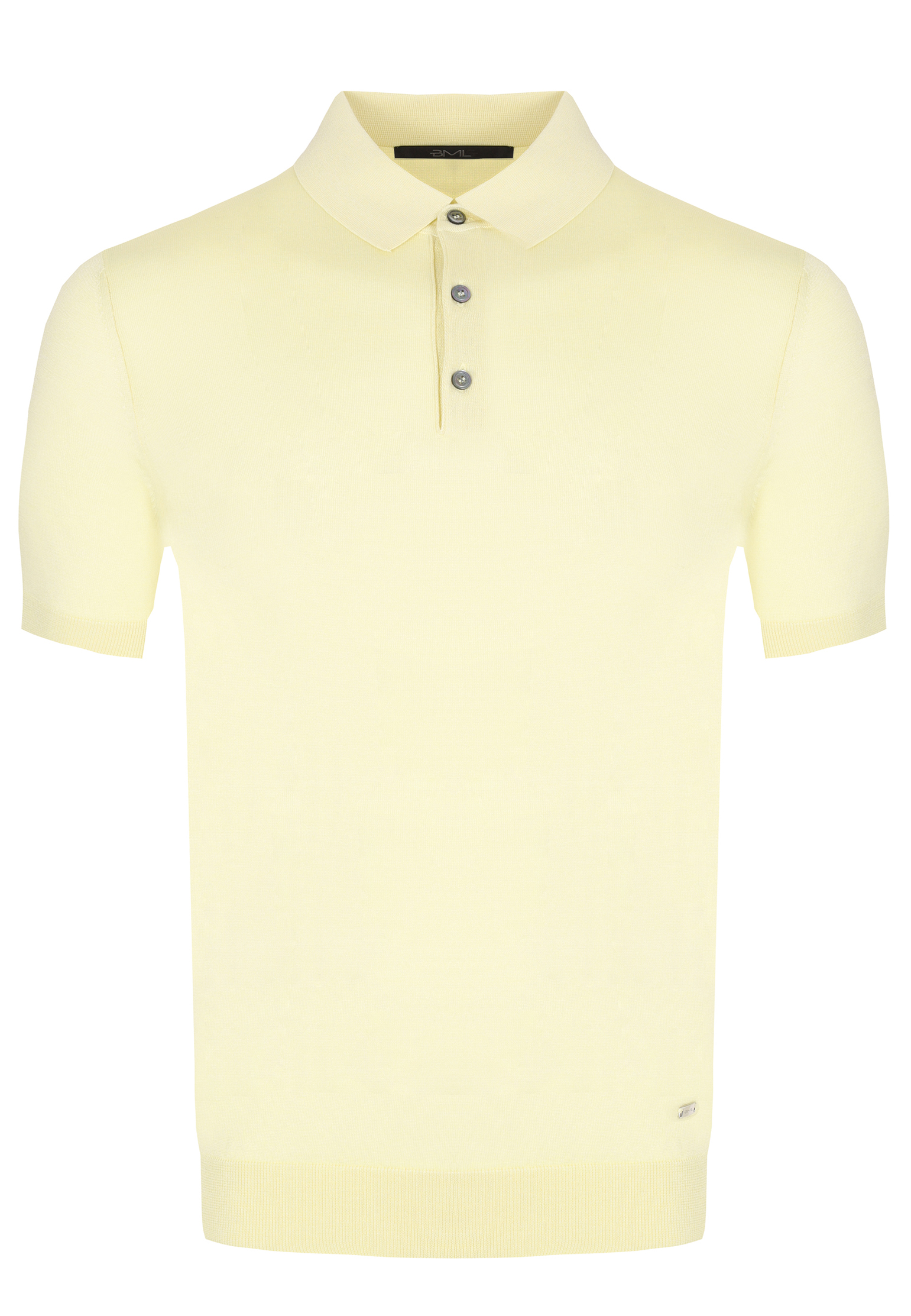 Пуловер BML Base Polo Buttons Neck Short Sleeve, 300093 BML Желтый, размер 54