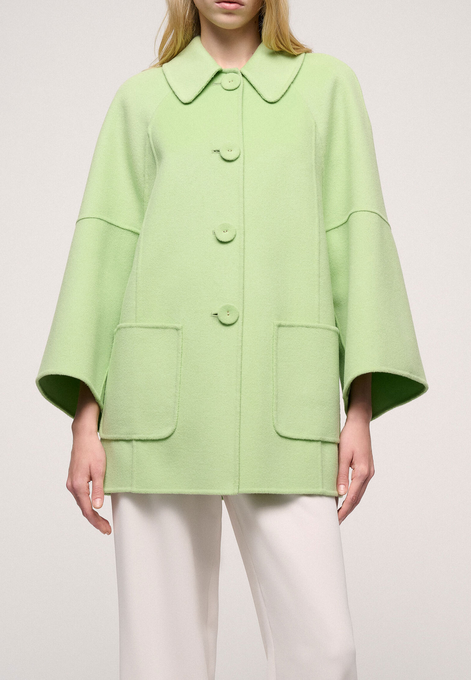 Пальто LUISA SPAGNOLI Зеленый, размер L