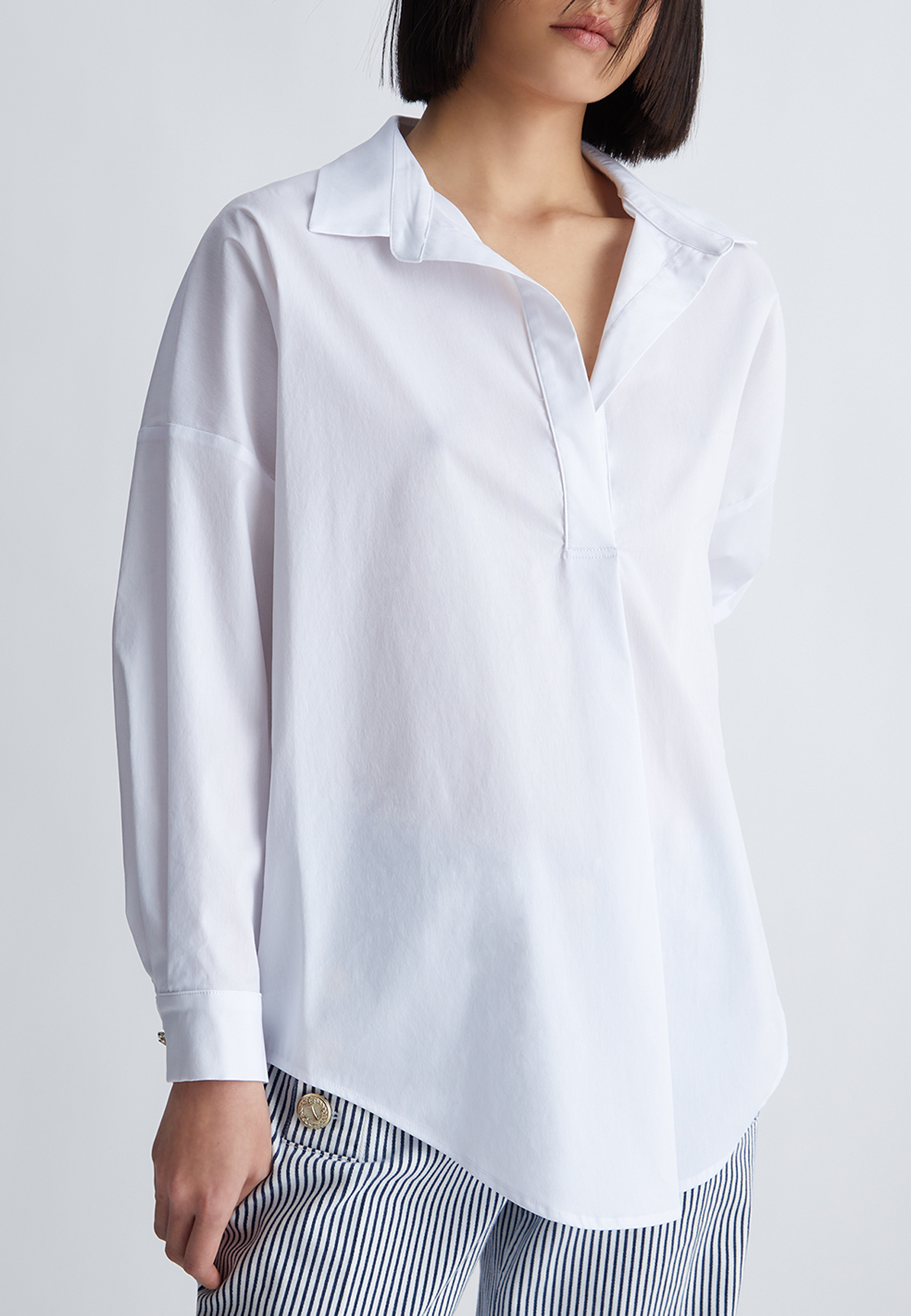 Блуза LIU JO Белый, размер 42 160450 - фото 1