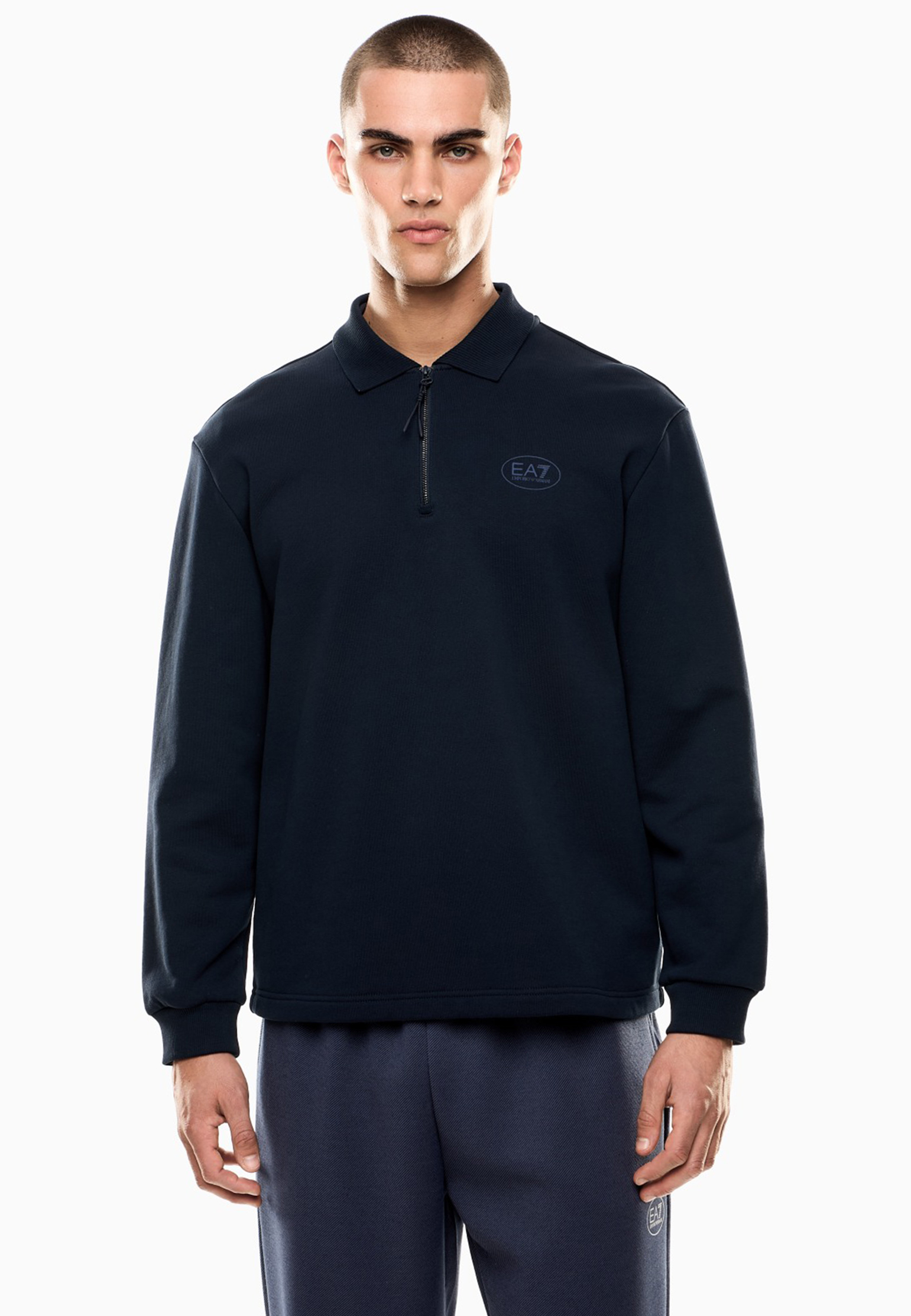 

Поло EA7, Синий, Синий