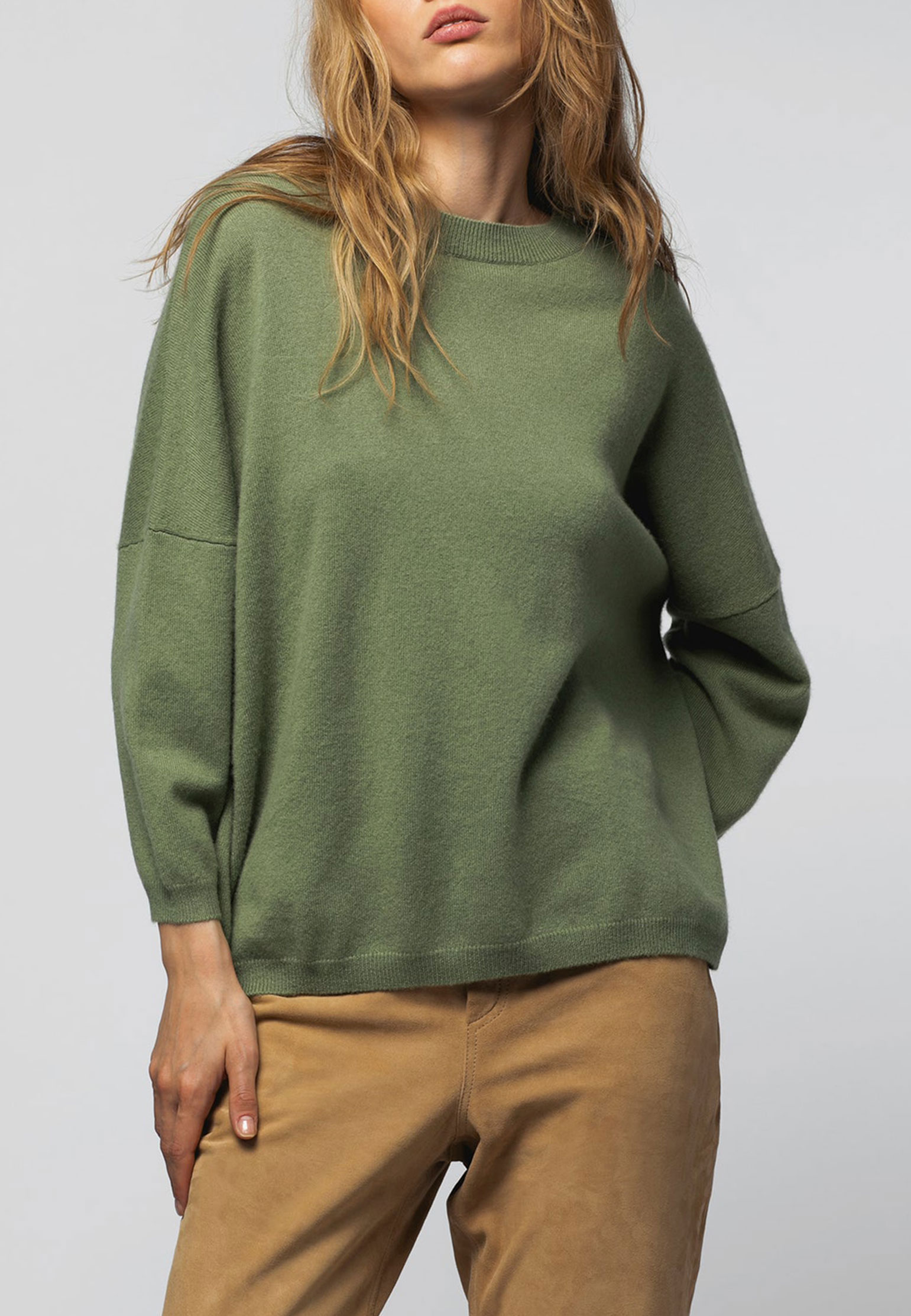 Пуловер MAX&MOI Зеленый, размер M