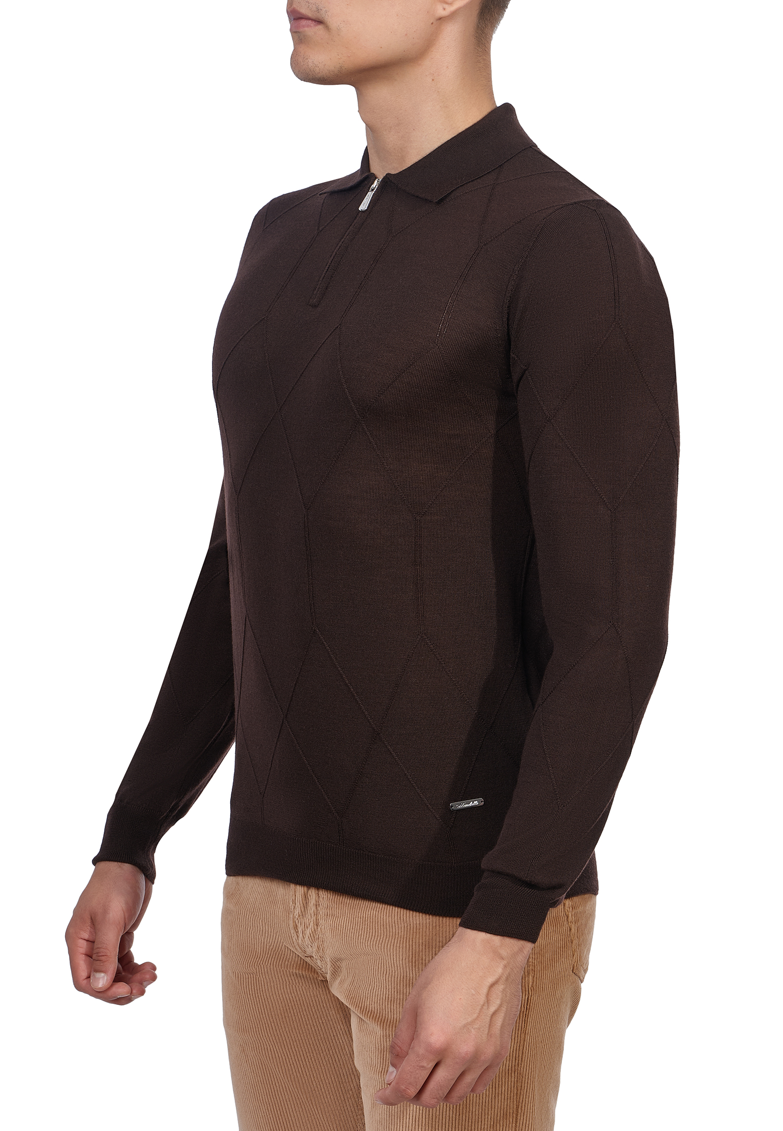 

Пуловер MANDELLI, Коричневый, Коричневый