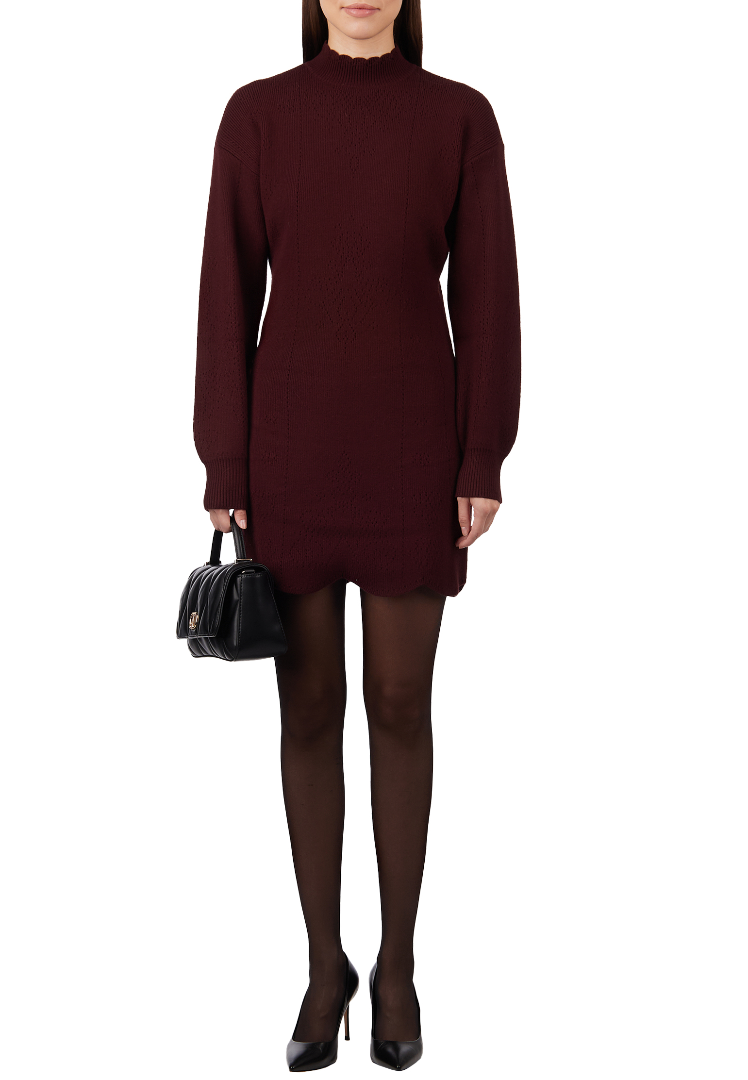 

Платье TWINSET Milano, Бордовый, Бордовый