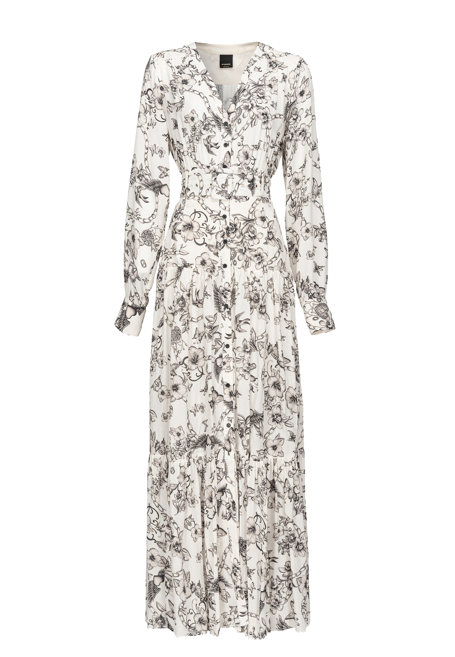 

Платье PINKO, Разноцветный, Разноцветный