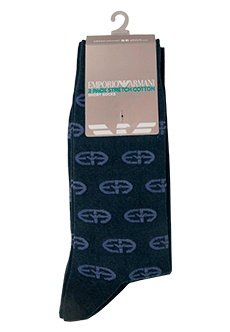 Комплект носков с логотипом  EMPORIO ARMANI