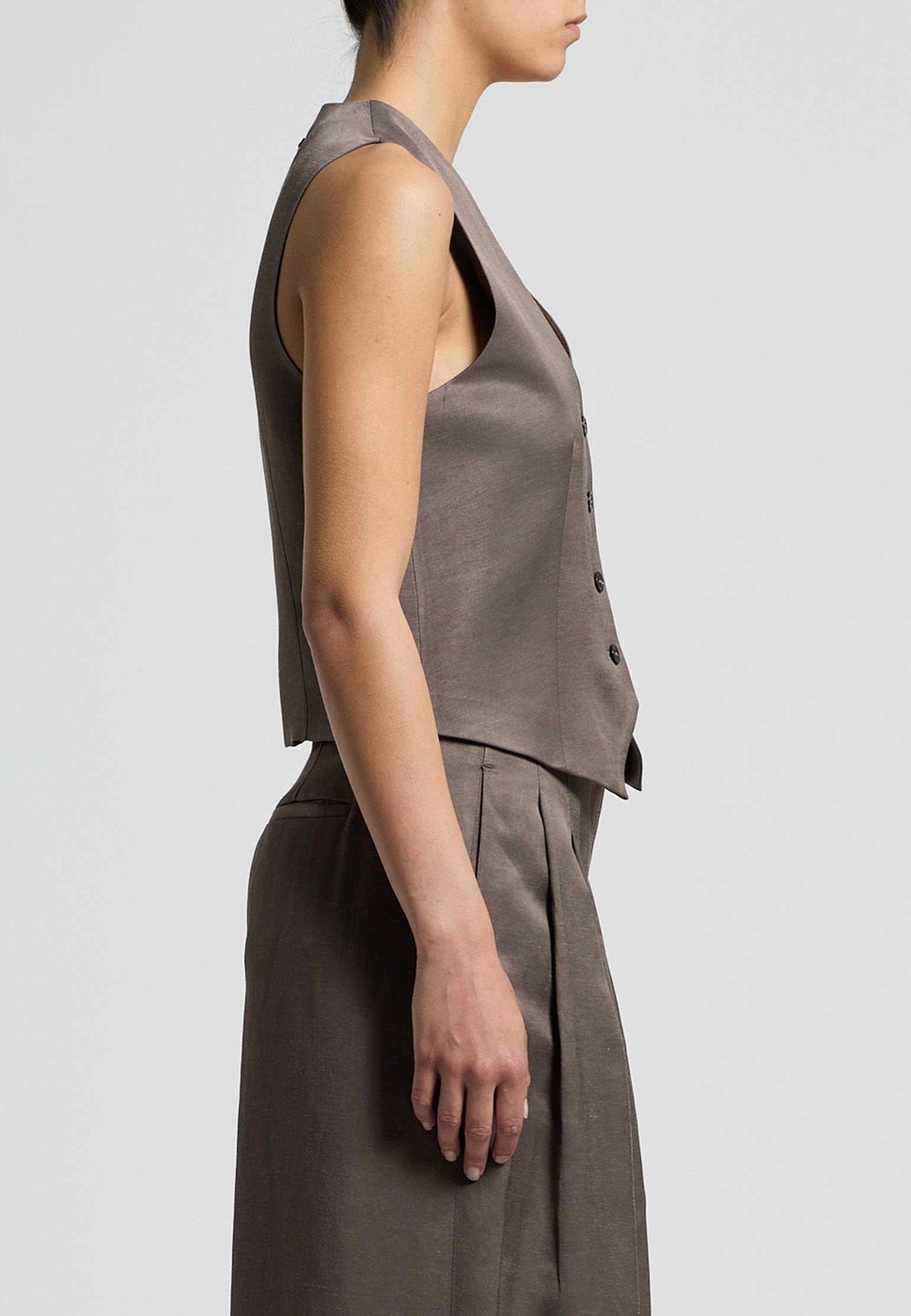 

Жилет PESERICO, Коричневый, Коричневый