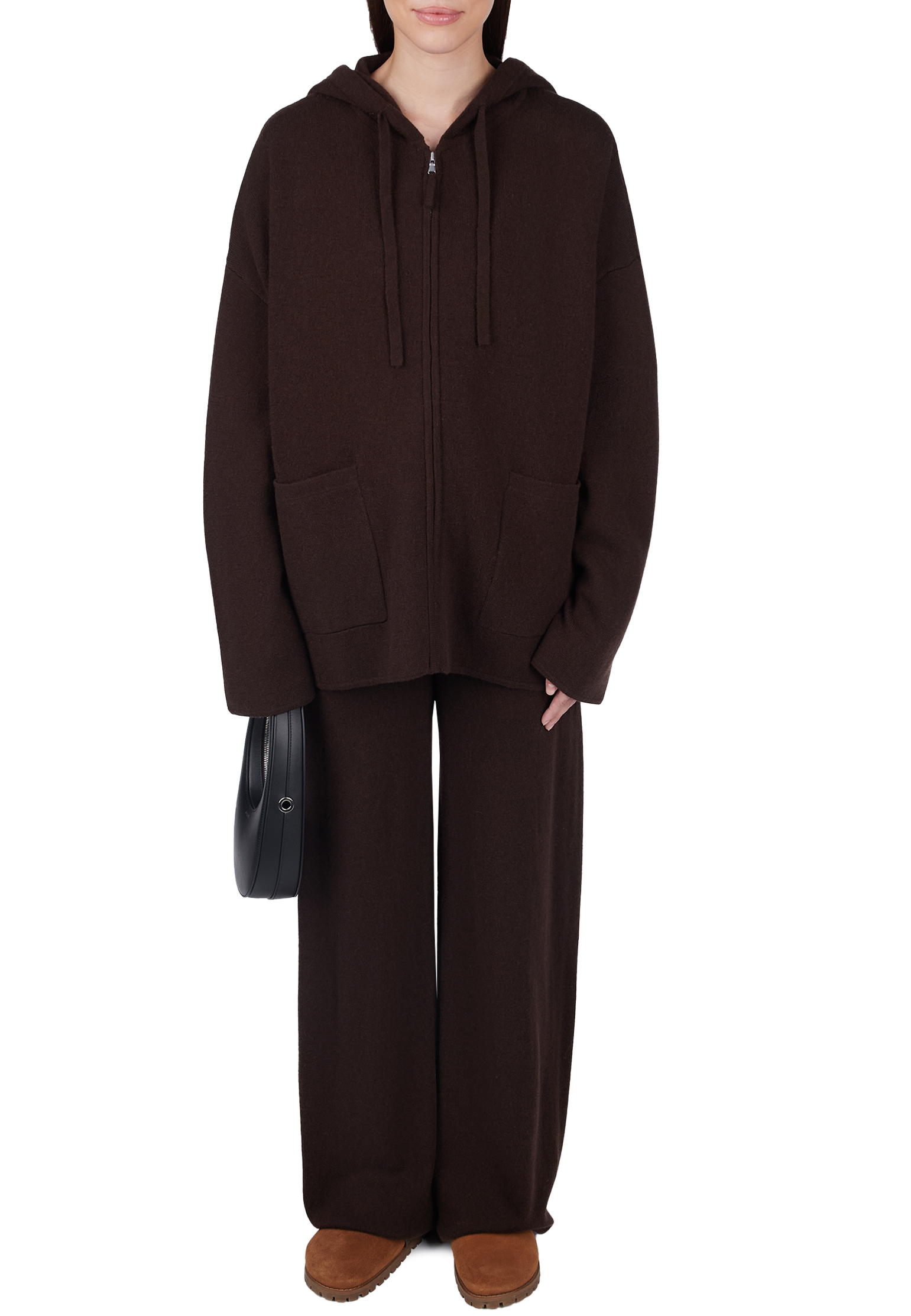 

Брюки ALLUDE, Коричневый, Коричневый