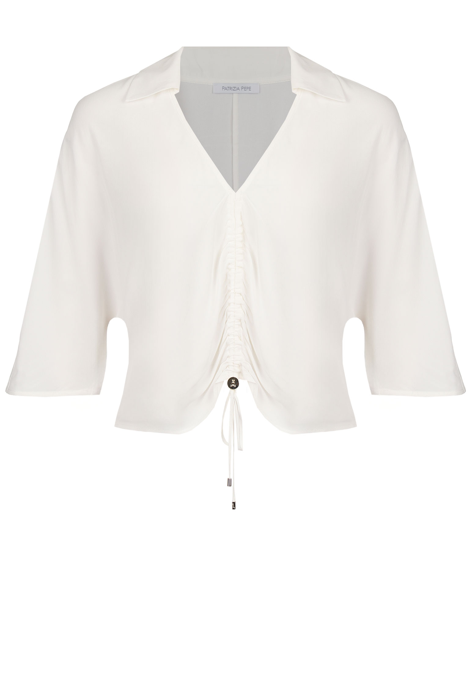 Блуза PATRIZIA PEPE Белый, размер 40