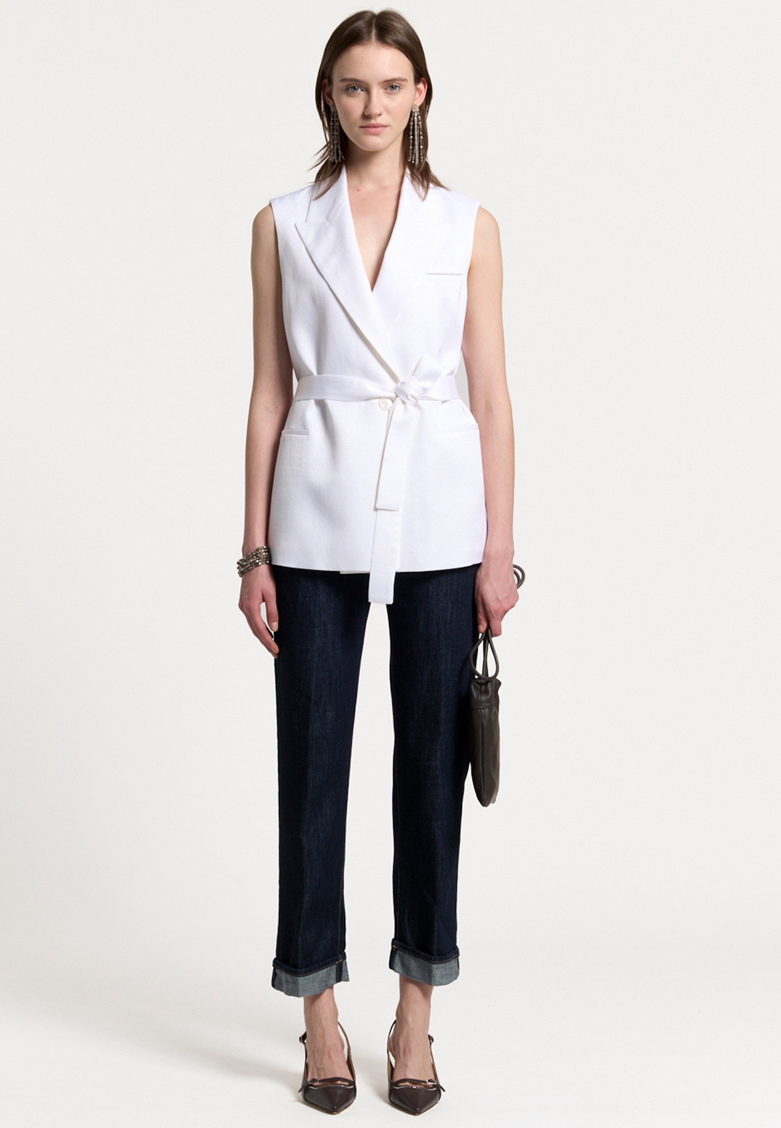 

Жилет PESERICO, Белый, Белый