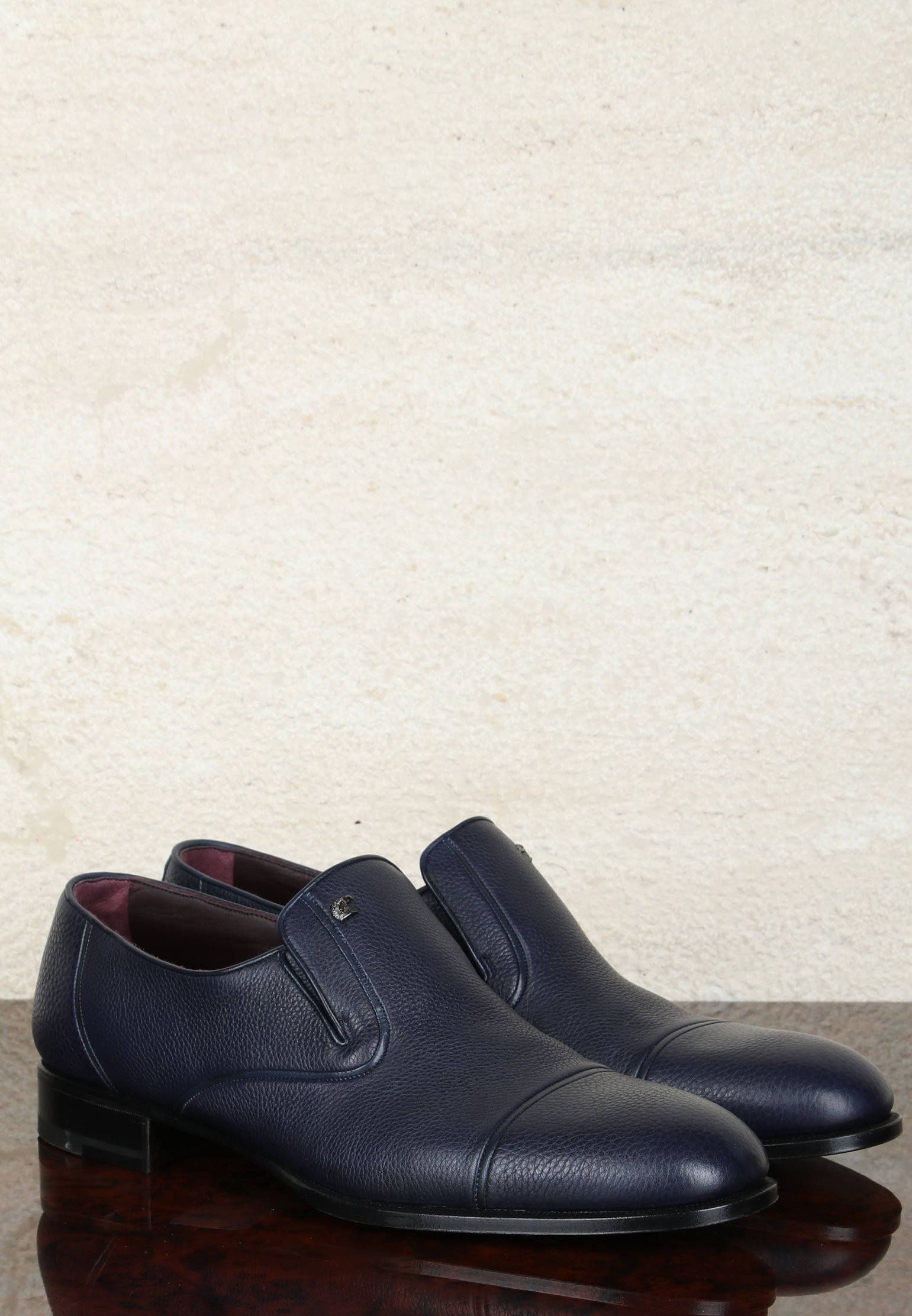 

Ботинки из кожи теленка STEFANO RICCI, Синий, Синий