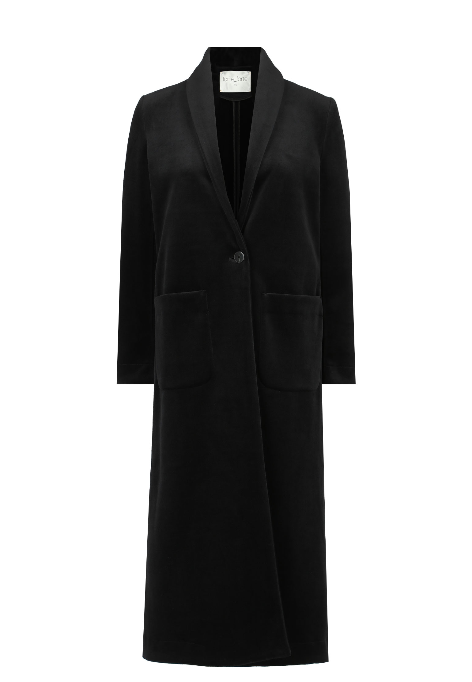 Пальто FORTE FORTE Черный, размер M 163821 - фото 1
