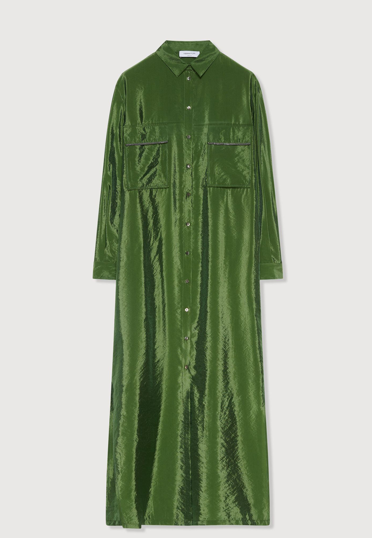 Платье FABIANA FILIPPI Зеленый, размер 48 156246 - фото 1