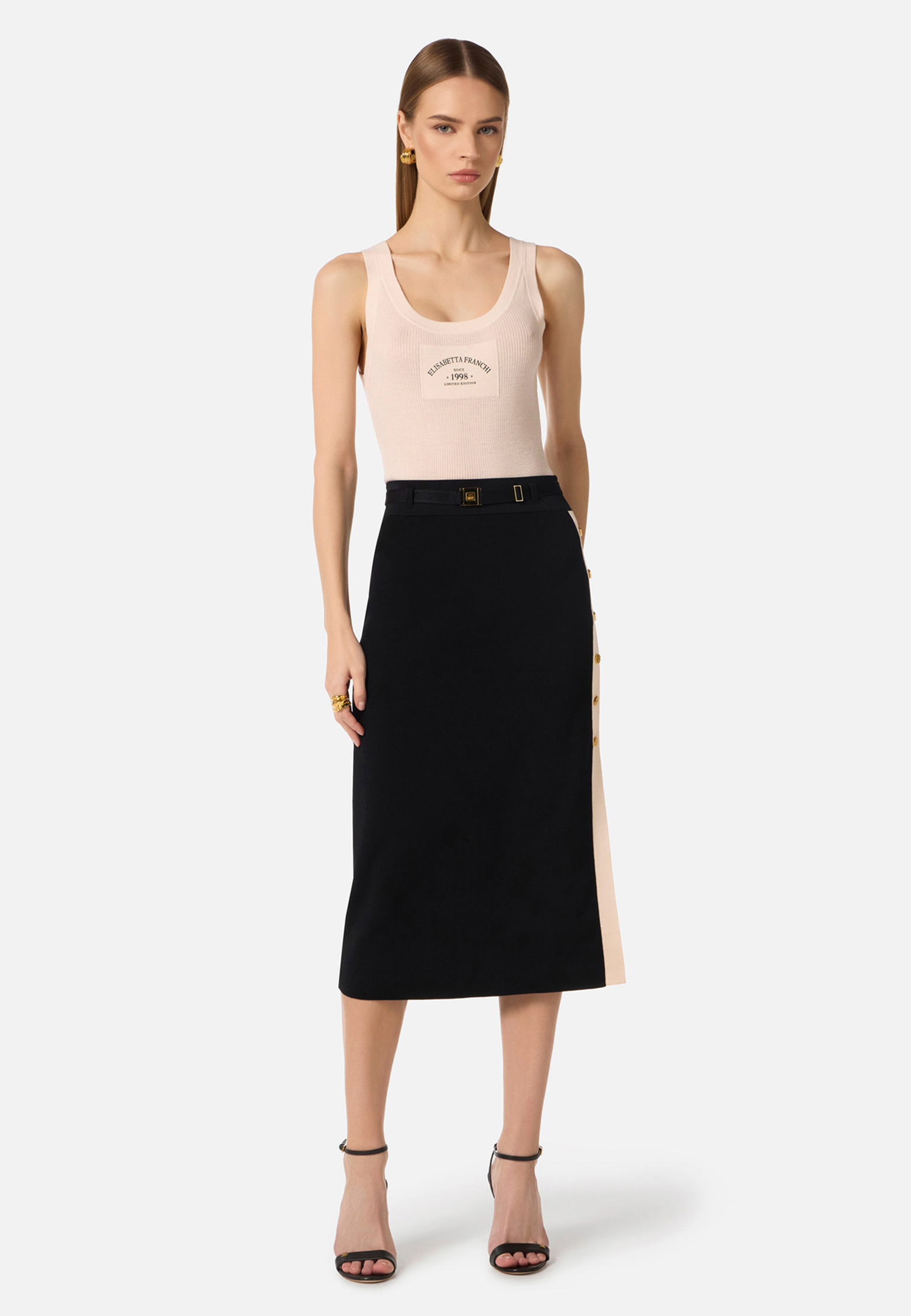 

Майка ELISABETTA FRANCHI, Бежевый, Бежевый