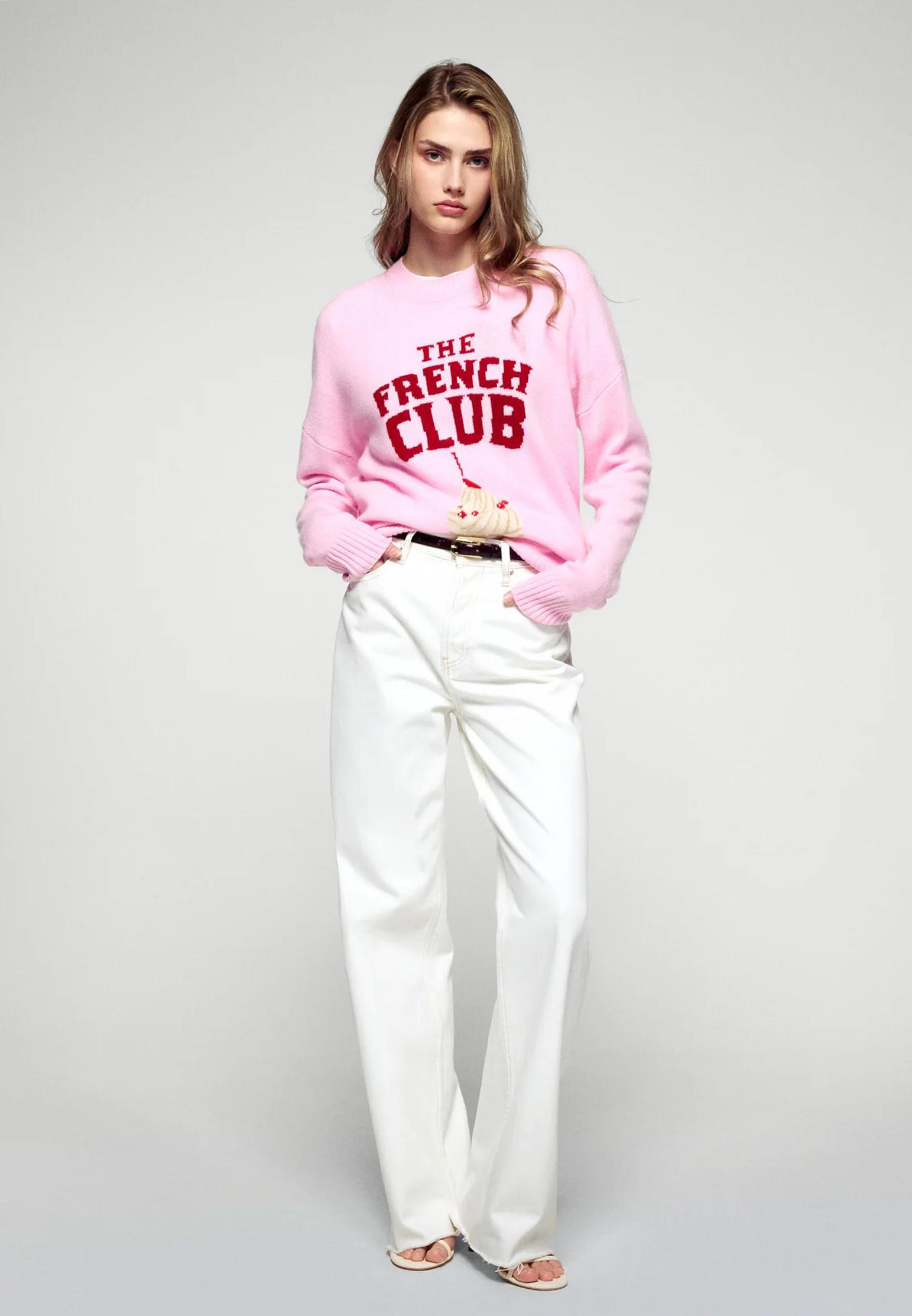 

Джемпер FROM FUTURE, Розовый, Розовый