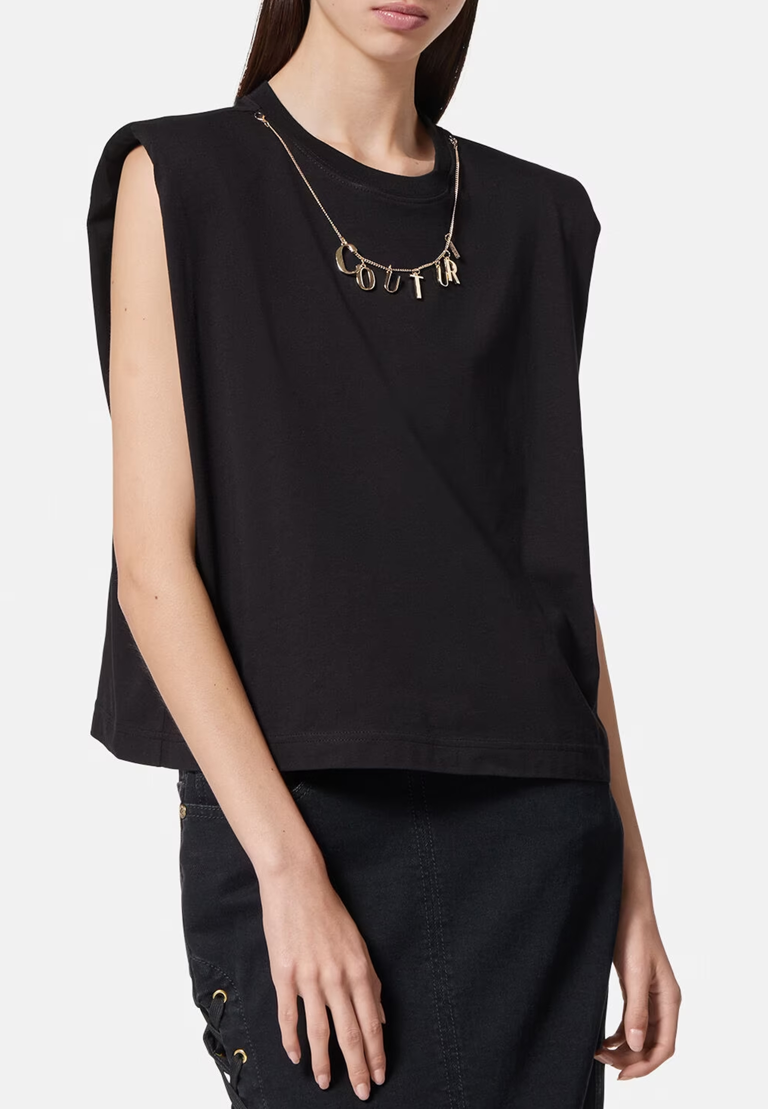 

Топ VERSACE JEANS COUTURE, Черный, Черный