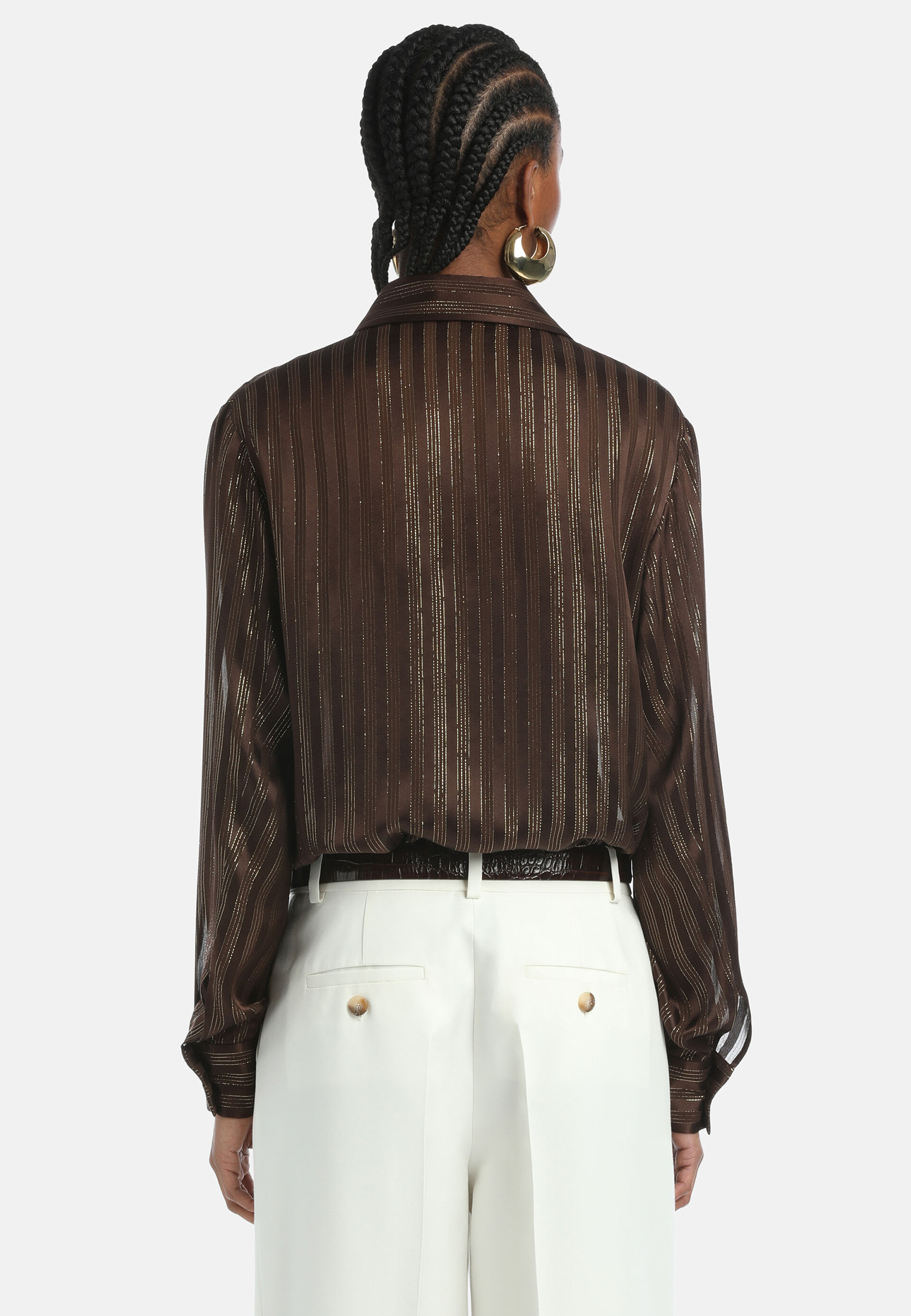 

Блуза LUISA SPAGNOLI, Коричневый, Коричневый