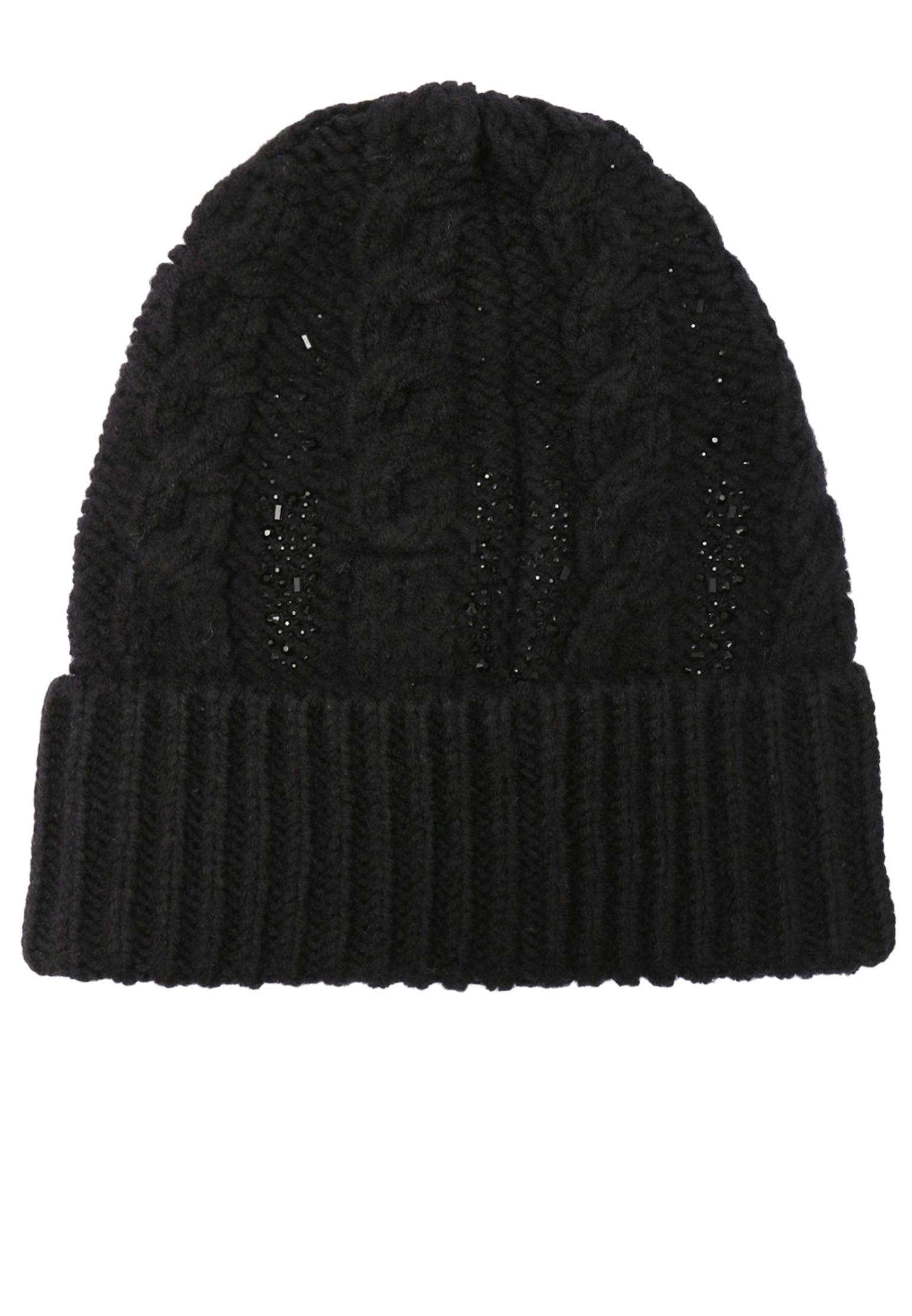 

Шапка ERMANNO SCERVINO, Черный, Черный
